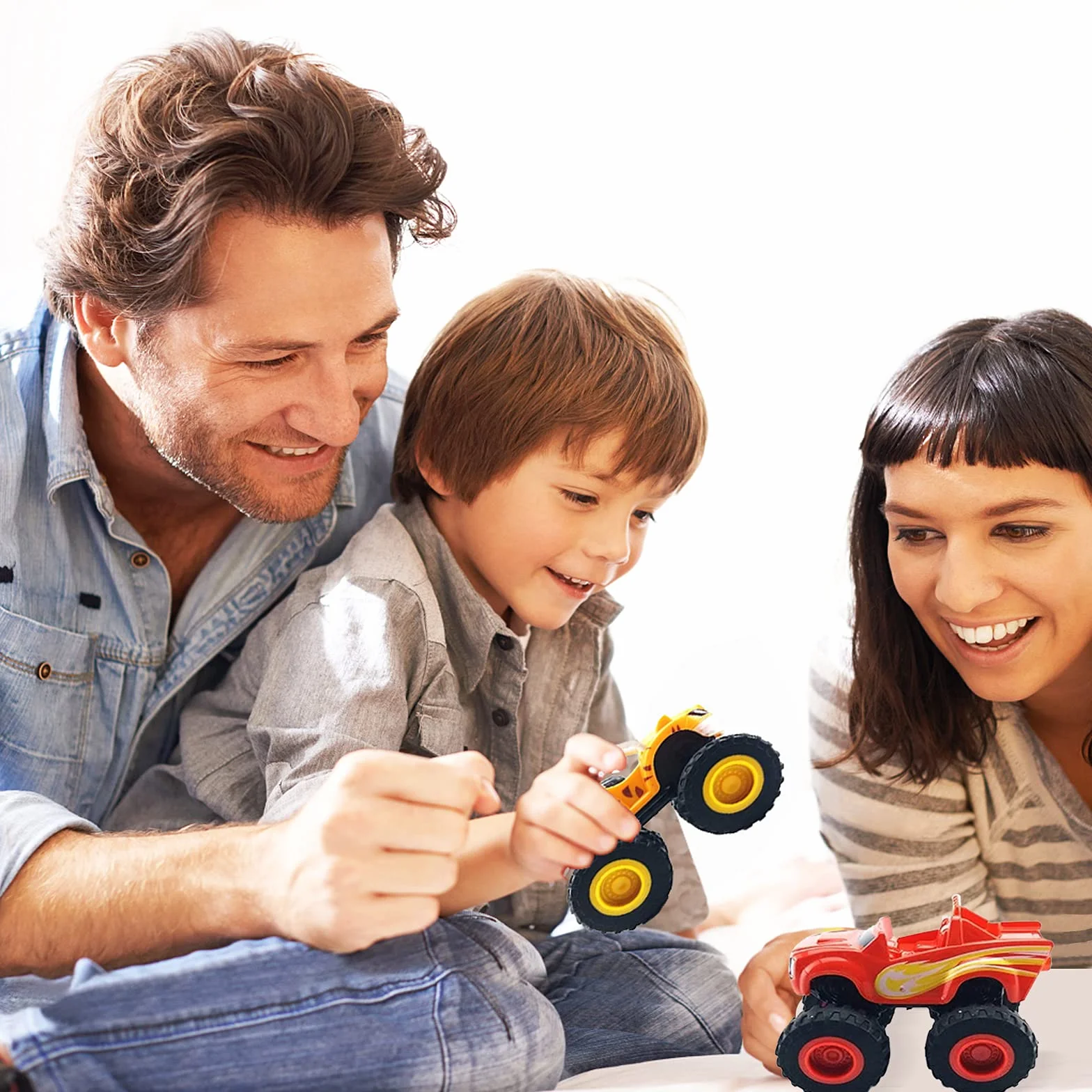 The Monster Machines - Veicoli Camion Giocattoli Regali - Scooter Auto per Bambini (6 pcs)