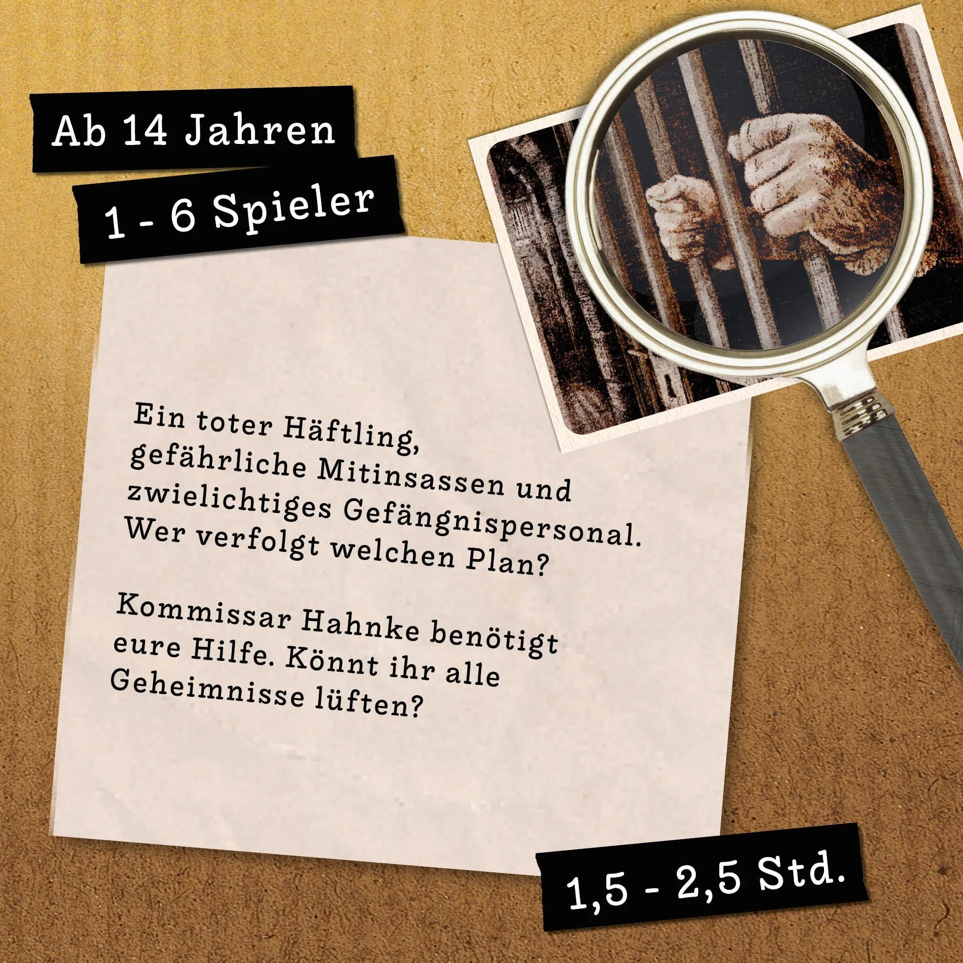 Hidden Games Scena del crimine - Ein perfekter Plan - Tedesco - Gioco realistico di crimine, emozionante gioco di detective, Escape Room