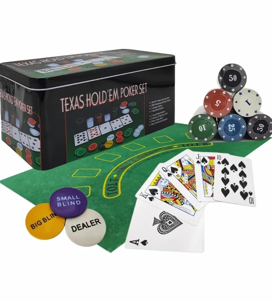 200 Fiches da Poker Numerate Soldi Euro Box da Gioco Texas Holdem con Confezione Porta Fiches Fair