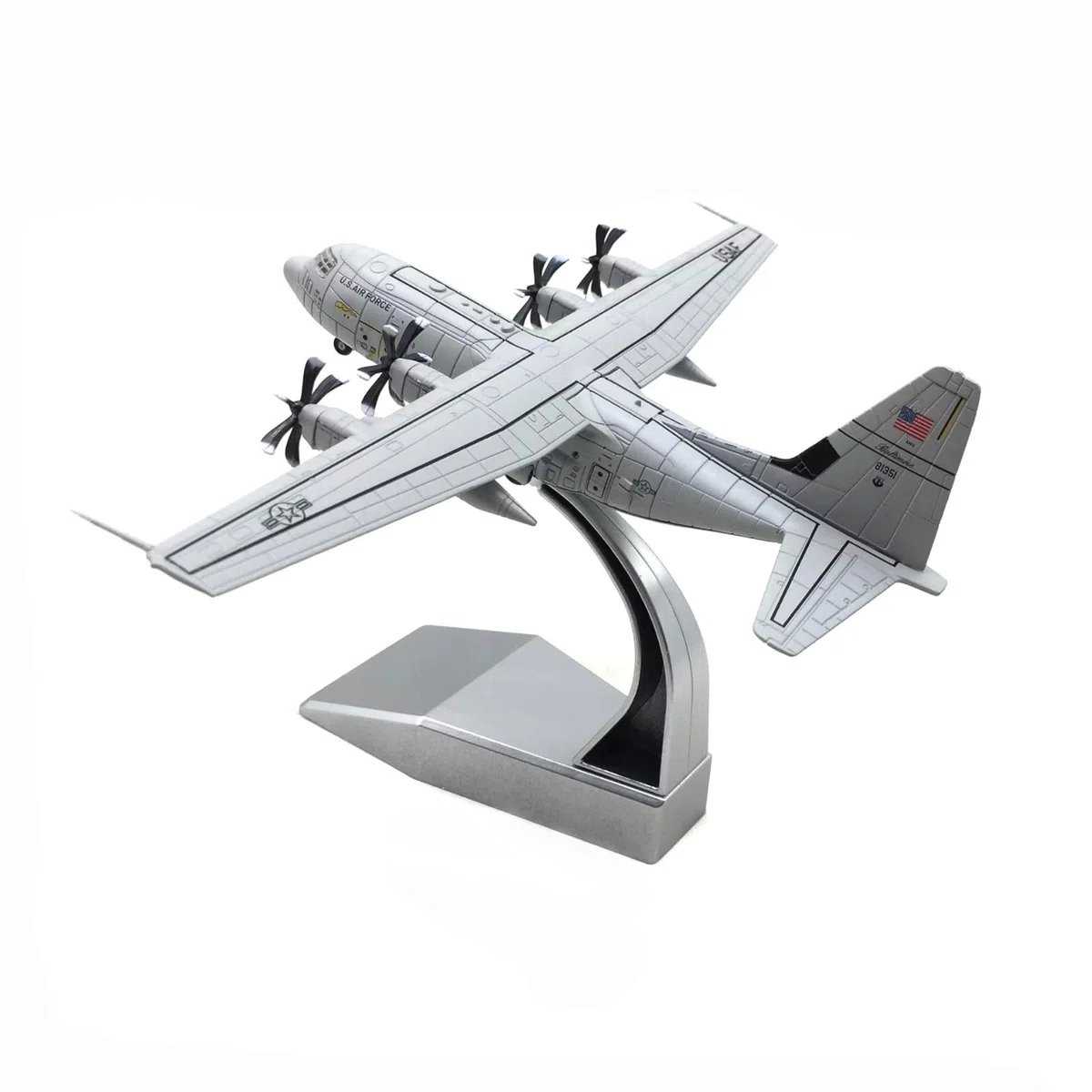 Qianly Modellino C-130J Super Aereo da Trasporto Tattico Statico modellino130J 1:200 Regalo Perfetto Modello Giant:200 per Appassionati di Aviazione