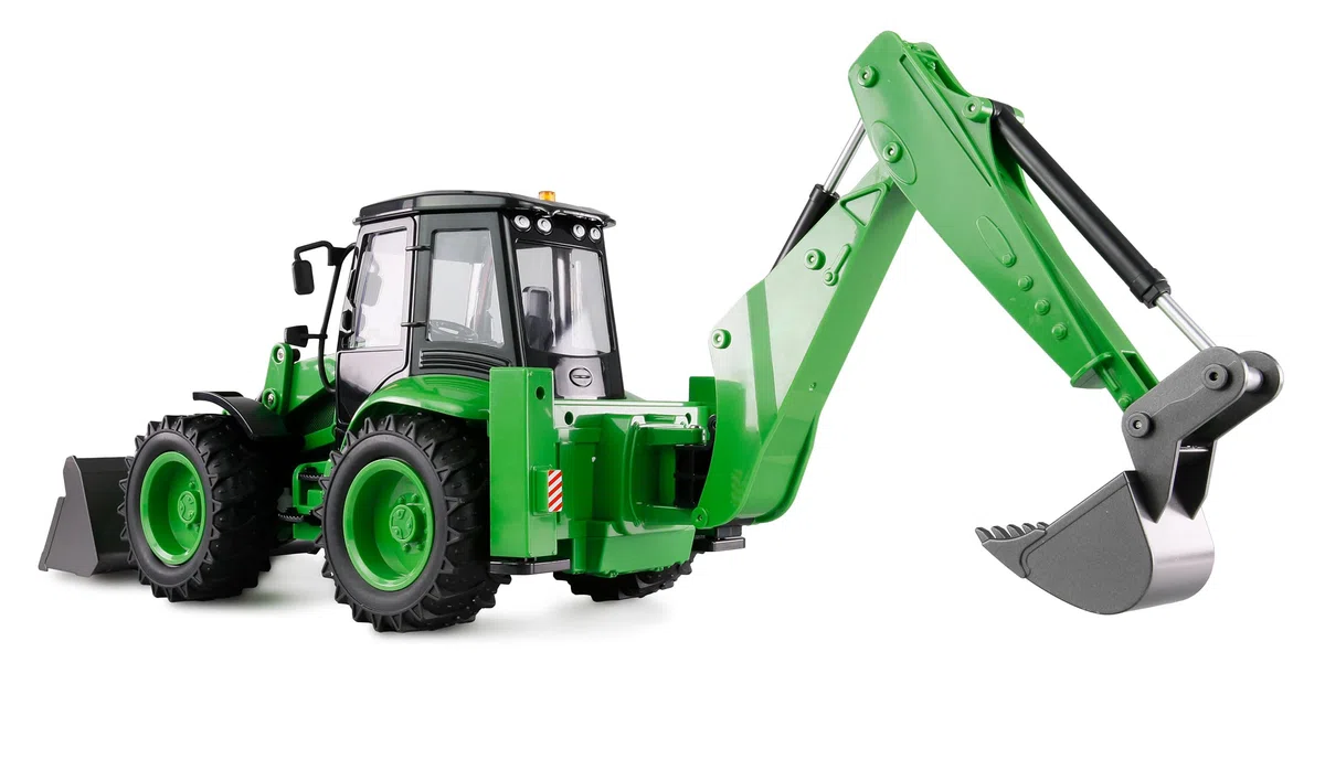 Amewi Terre per escavatori G1401E 1:14 RTR verde telecomandate RC 2 in 1 pale gommate & escavatori bambini 8 anni