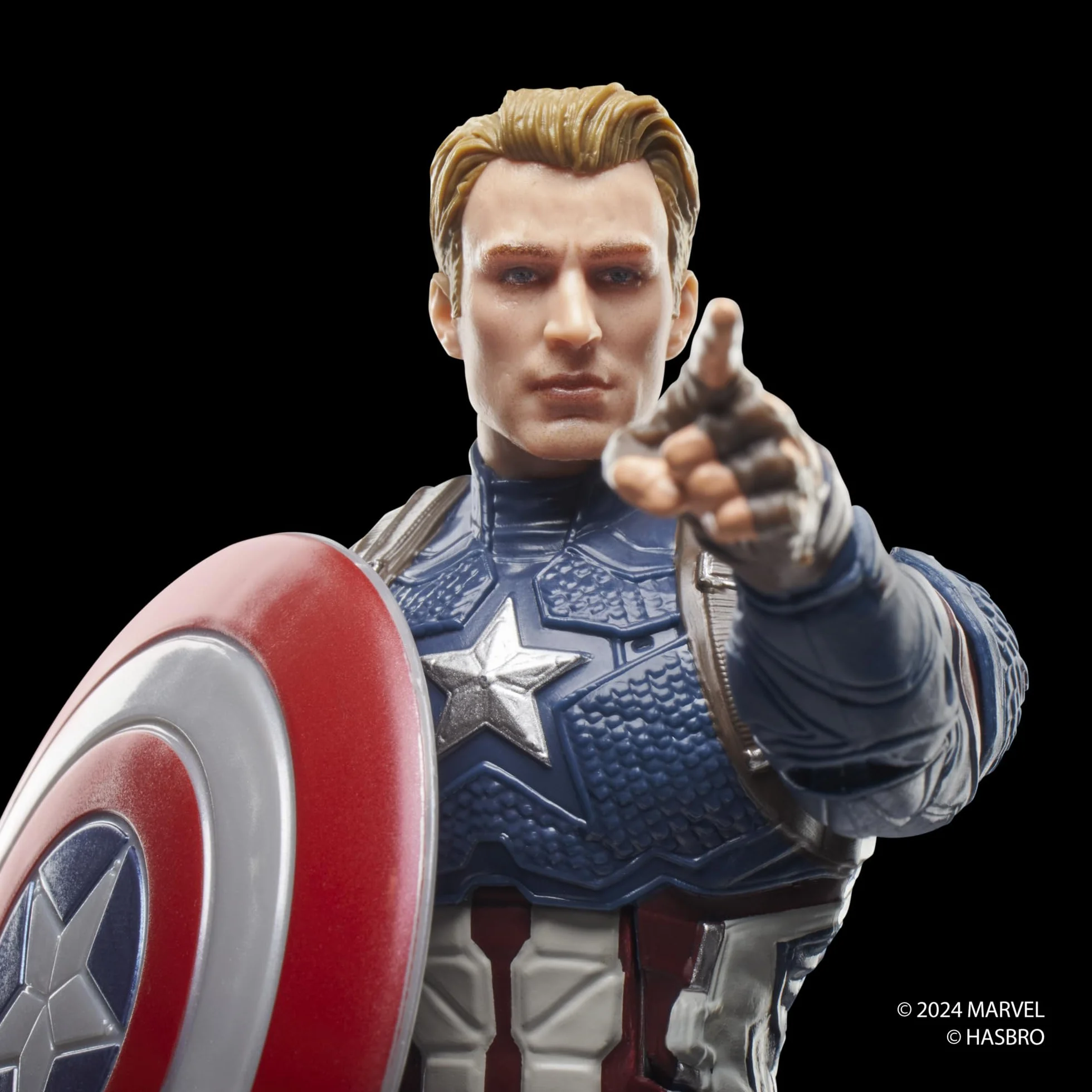 Hasbro Marvel Legends Series, Captain America ispirato al film "Avengers: Endgame", action figure collezionabile per adulti da 15 cm