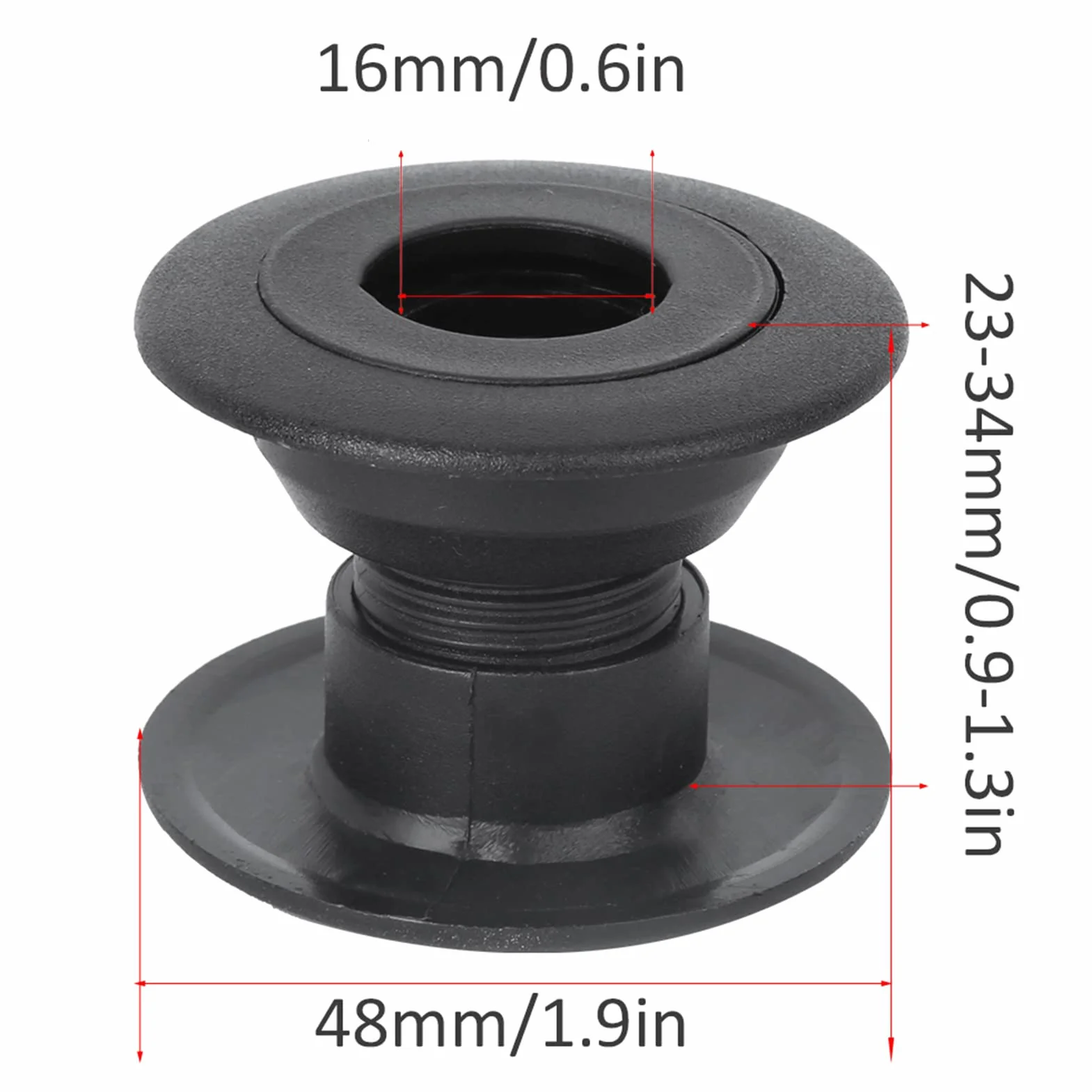 10 Paia Ricambi Calcio Balilla, Diametro Interno 16mm Cuscinetti Calcio Balilla Altezza interna regolabile 23-34mm Boccole per Biliardino con Sfere in Acciaio Parti di Riparazione
