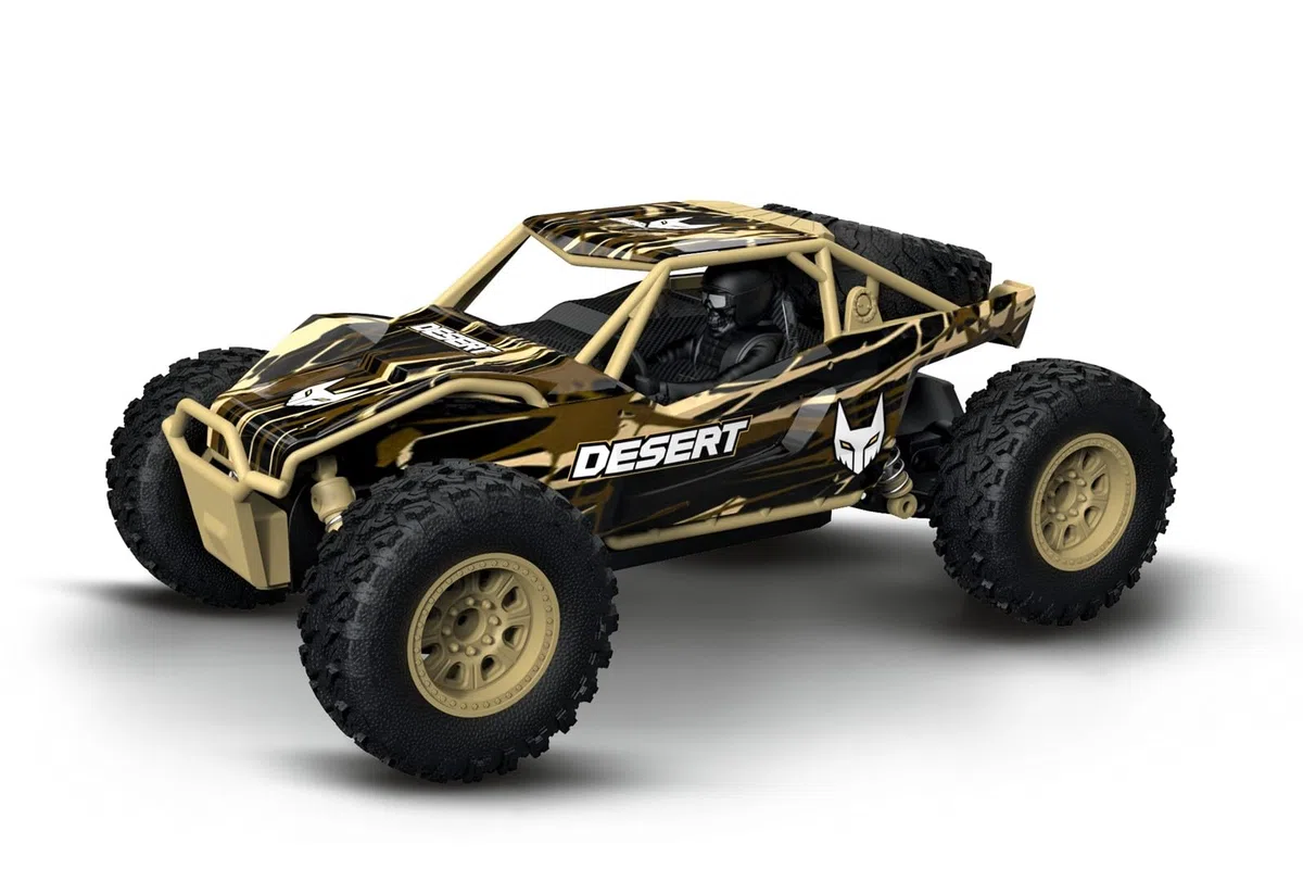 Carrera - 370240002 - Buggy RC Macchina Telecomandata 4x4-2,4GHz Desert Racer 370240002 Auto Radiocomandata Alta Velocità Fino a 12km/hr - Macchina Telecomandata per Bambini 6-18 Anni e Adulti