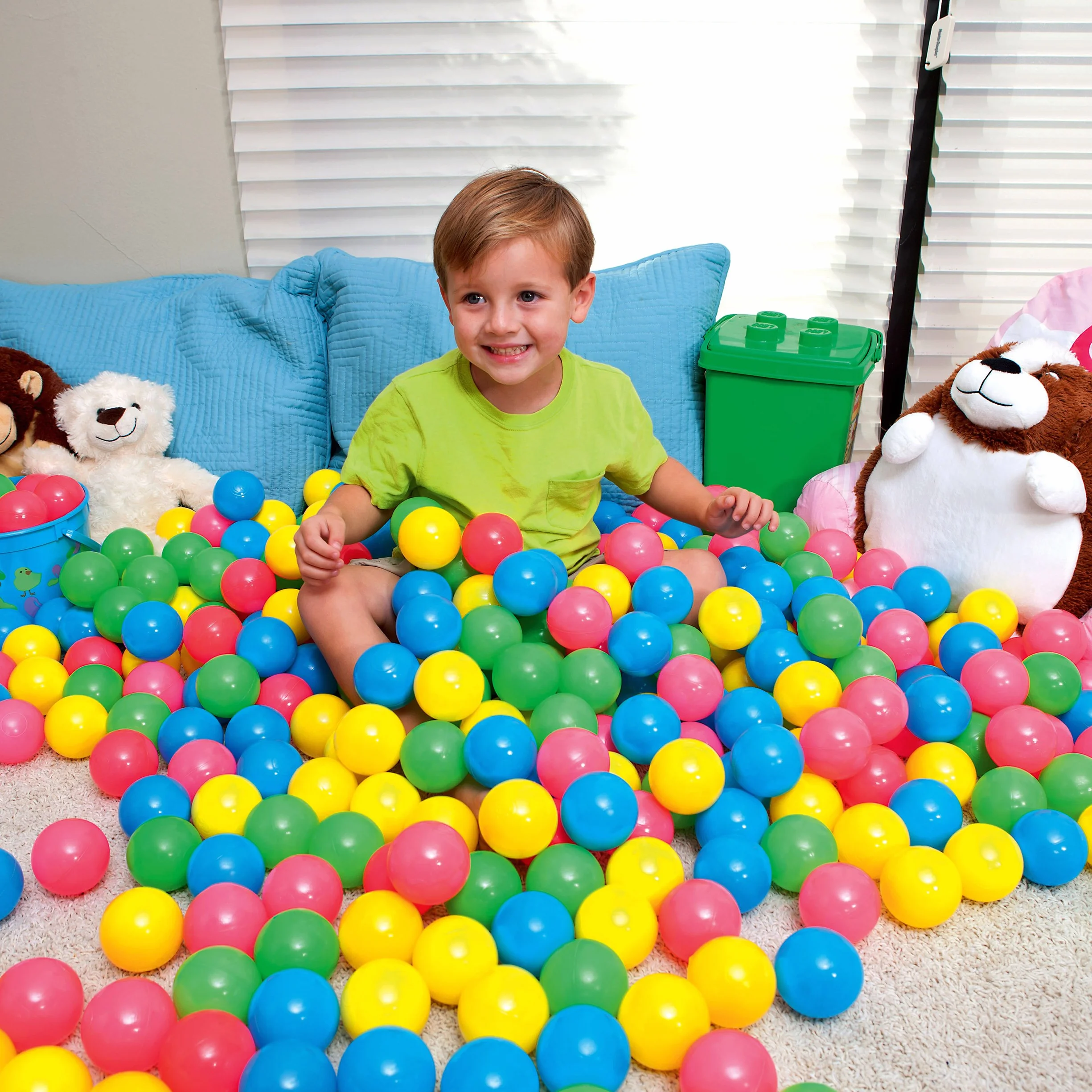 Bestway 52027, Up in & Over - Palline Colorate con Custodia Inclusa, 100 Pezzi, 40 x 21 x 25 cm