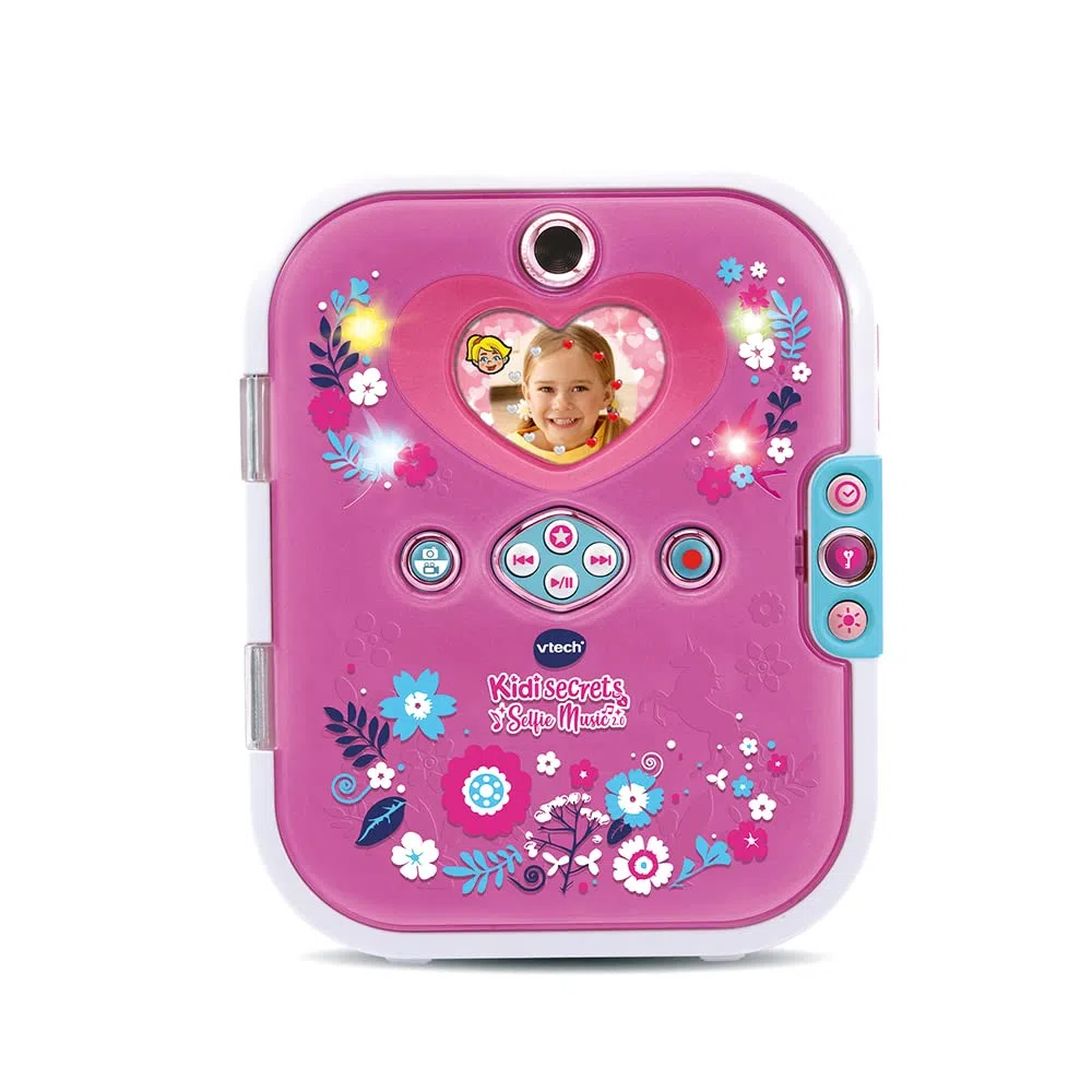 VTech- Diario elettronico per Bambini, Colore Rosa, Standard, 80-541965