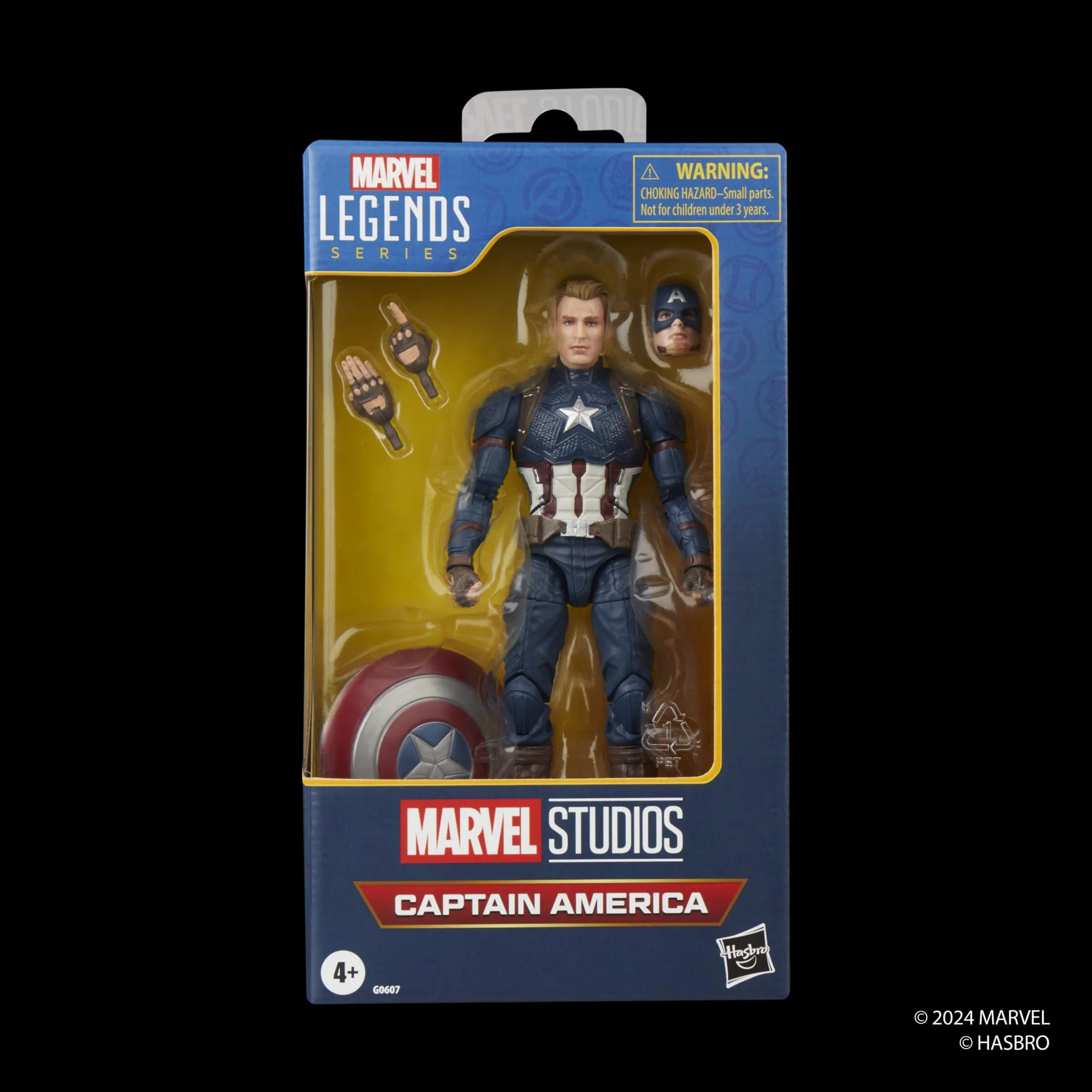 Hasbro Marvel Legends Series, Captain America ispirato al film "Avengers: Endgame", action figure collezionabile per adulti da 15 cm
