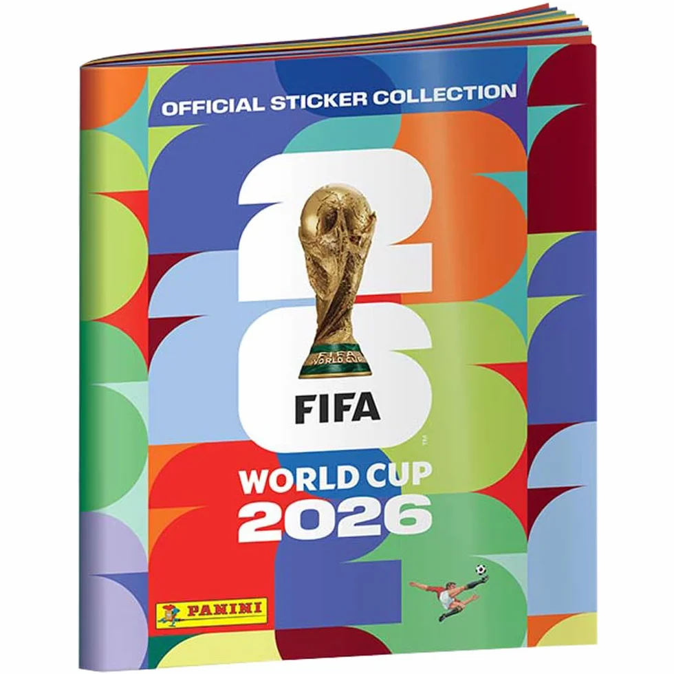 Adesivi per i mondiali 2026, 1 album da collezione con 10 sacchetti + esclusive custodie Collect-it (pacchetto di marca propria)