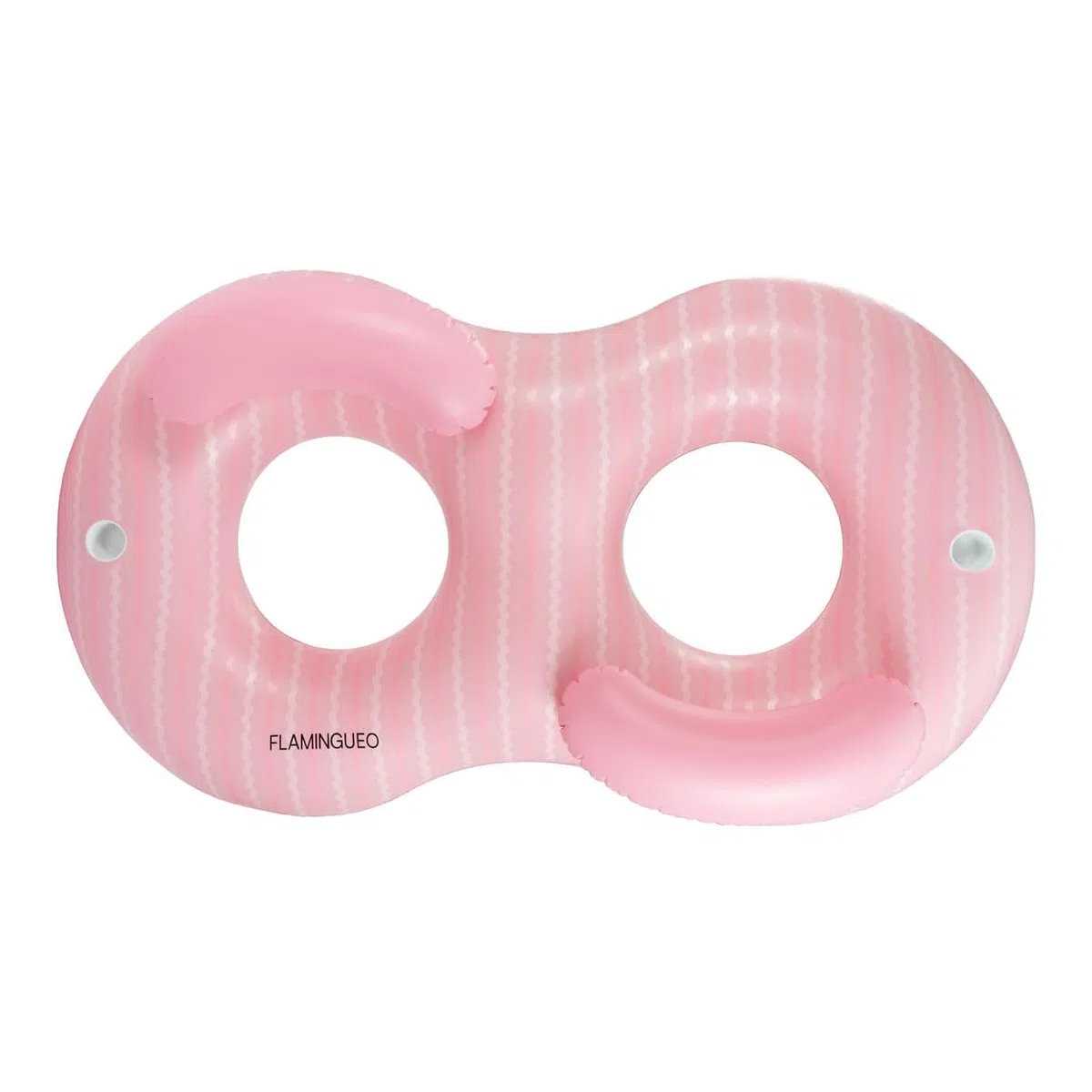 Flamingueo Gonfiabili Piscina - Materassino Mare - Forma Ciambella - 2 Portabevande - Doppia Valvola - PVC Resistente
