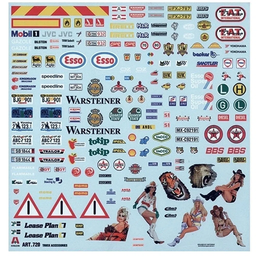 Italeri 0720 - Truck Accessories I Model Kit Scala 1:24