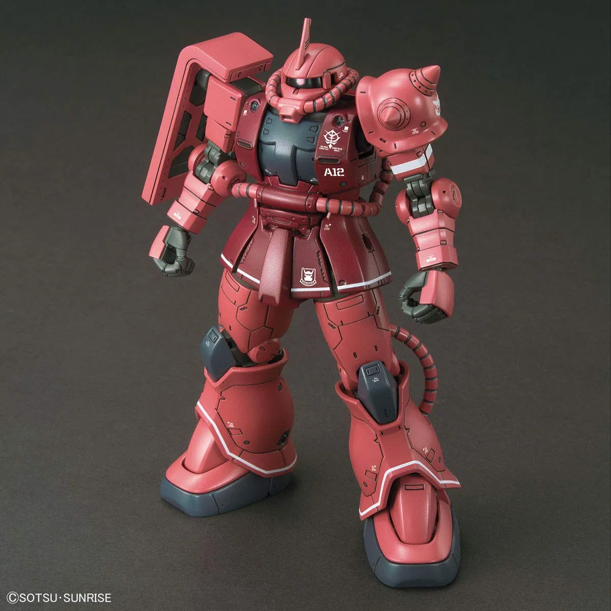 Bandai Gundam The Origin MS-06S Char's Zaku II Red Comet Ver. HG 1/144 Model Kit