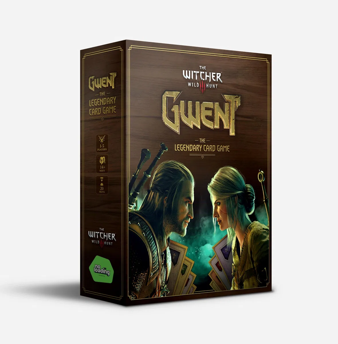 GWENT - Gioco di carte leggendario, con licenza ufficiale, set completo inglese, gioco di strategia competitivo per la costruzione di mazzi, da The Witcher 3, dai 14 anni in su, da 1