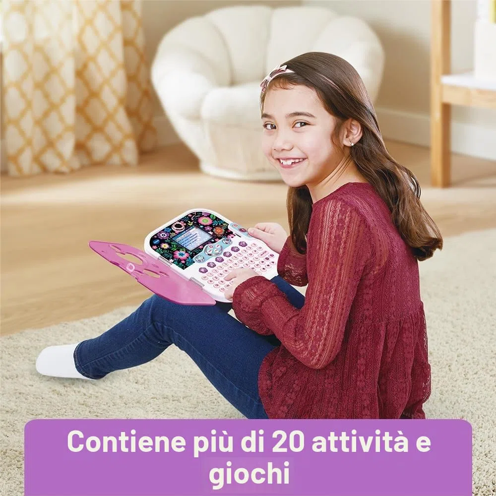VTech- Diario elettronico per Bambini, Colore Rosa, Standard, 80-541965