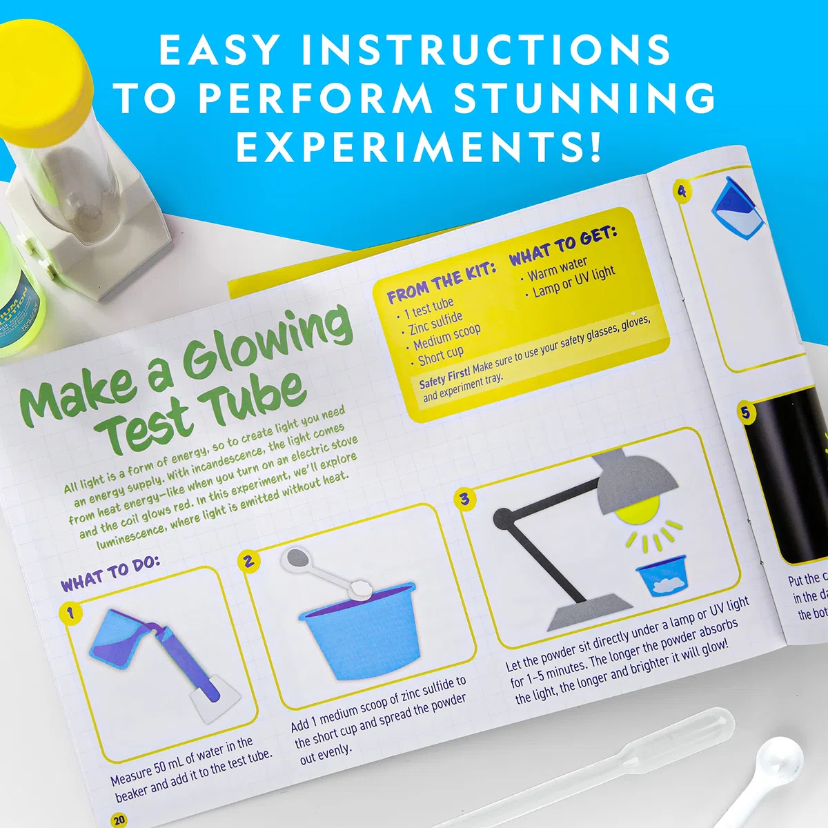 NATIONAL GEOGRAPHIC Mega Science Lab - Science Kit Bundle Pack with 75 Easy Experiments, Featuring Earth Science, Chemistry, and Science Magic Activities for Kids