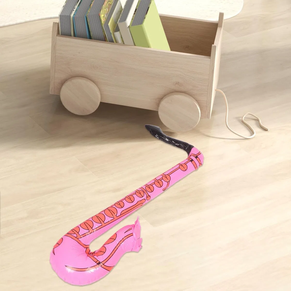 ifundom Strumenti Musicali Gonfiabili Per Bambini 23.62 Pollici Giocattoli Musicali Portatili Per Feste Scuola E Casa Con Sassofono Gonfiabile Leggero E Divertente