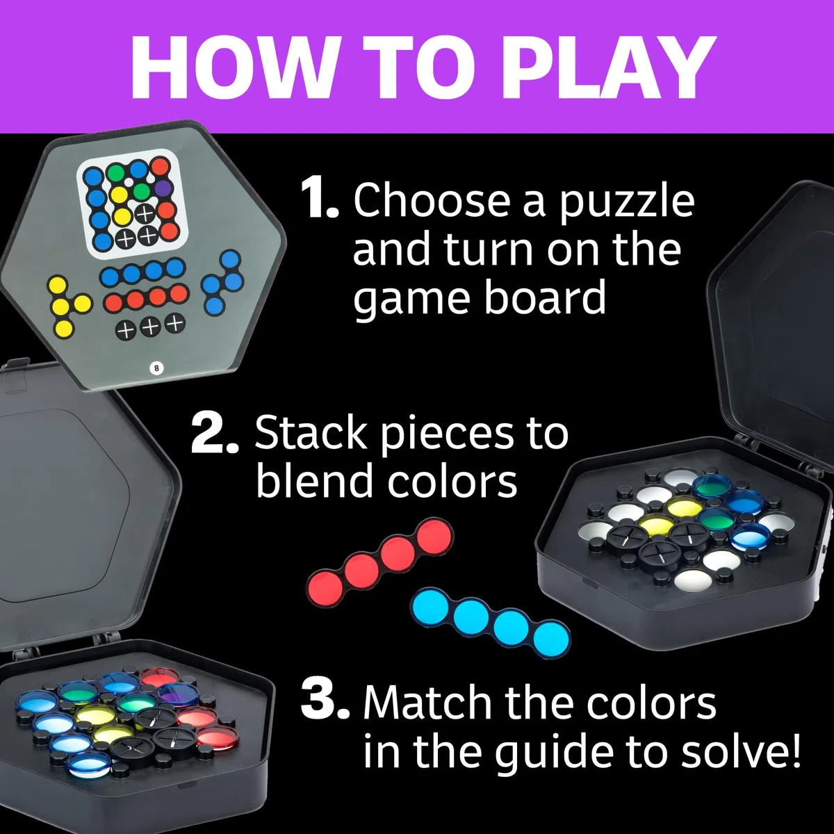 Learning Resources Kanoodle Fusion, Gioco di logica per Bambini, Rompicapo e Gioco di Sfida, Gioco STEM per Bambini dai 7 Anni in avanti