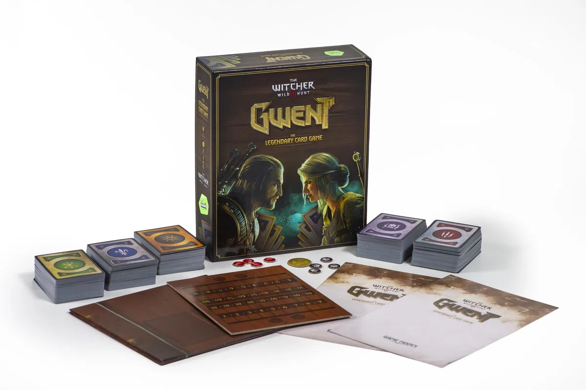 GWENT - Gioco di carte leggendario, con licenza ufficiale, set completo inglese, gioco di strategia competitivo per la costruzione di mazzi, da The Witcher 3, dai 14 anni in su, da 1