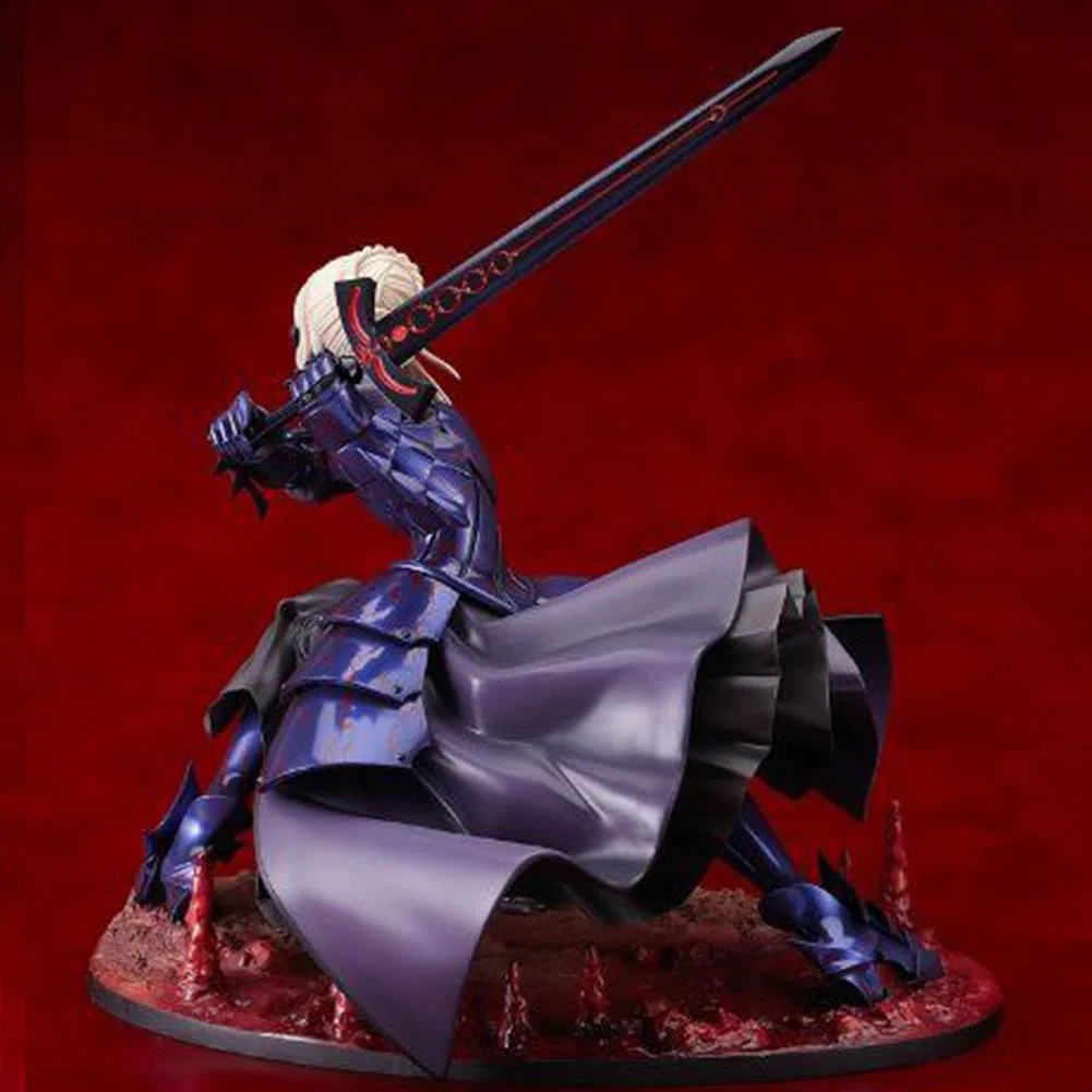 Zhongkaihua Fate Stay Night Figure Saber Altria Pendragon Action Figure FGO Anime Figurine Cavalleria Spada che brandisce statua in piedi modello da collezione ornamenti 19 cm