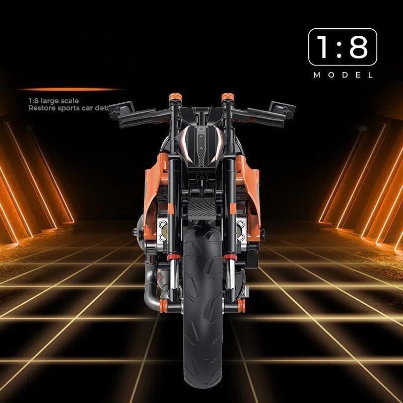KeKeDuo Tecnica Moto Blocchi di costruzione Supermoto, 579 mattoncini da costruzione tecnica da corsa Superbike, kit di modellismo compatibile con altre marche
