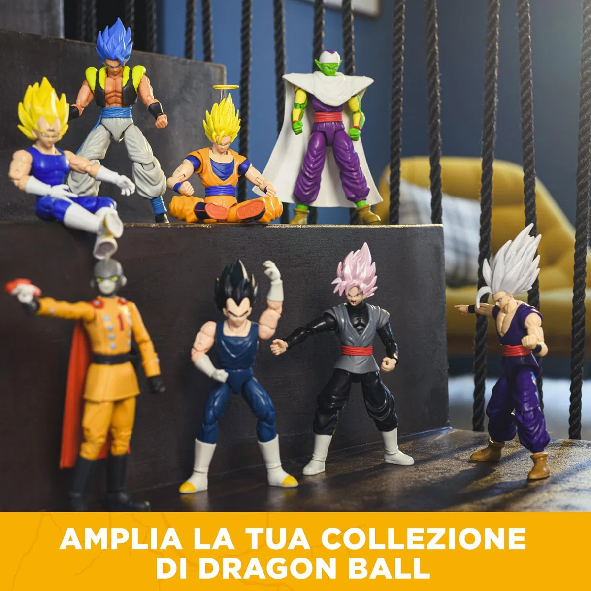 Dragon Ball Super Bandai Figurina Dragon Stars 17 cm - Super Saiyan 3 Goku - Licenza ufficiale Dragon Ball - Figurina articolata Super Saiyan 3 Goku - Giocattolo per bambini 4 anni e + - 36184J