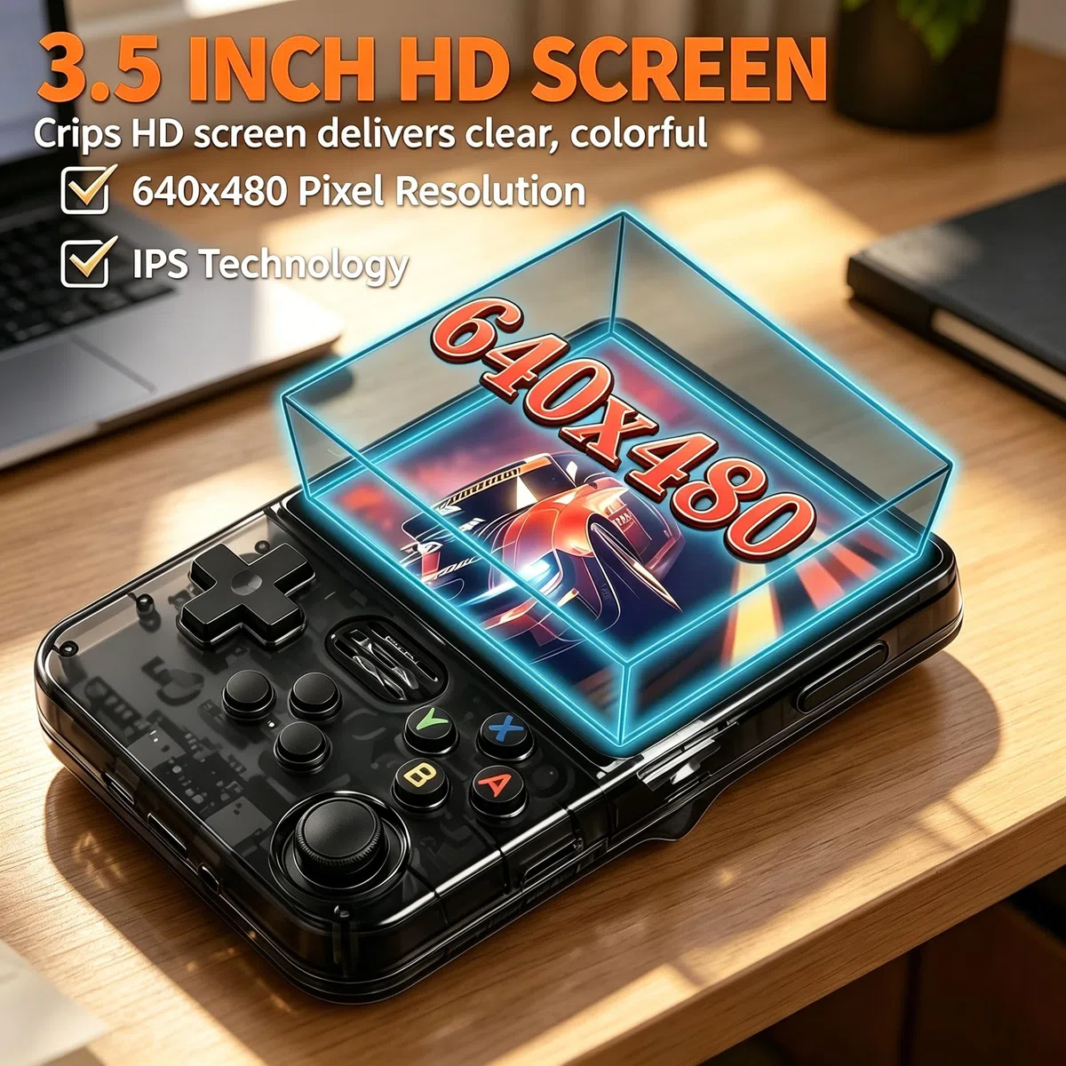 Console di gioco portatile 2026 - Console di gioco portatile retrò con oltre 22.000 giochi classici, schermo IPS da 3,5 pollici, perfetta per casa e viaggio