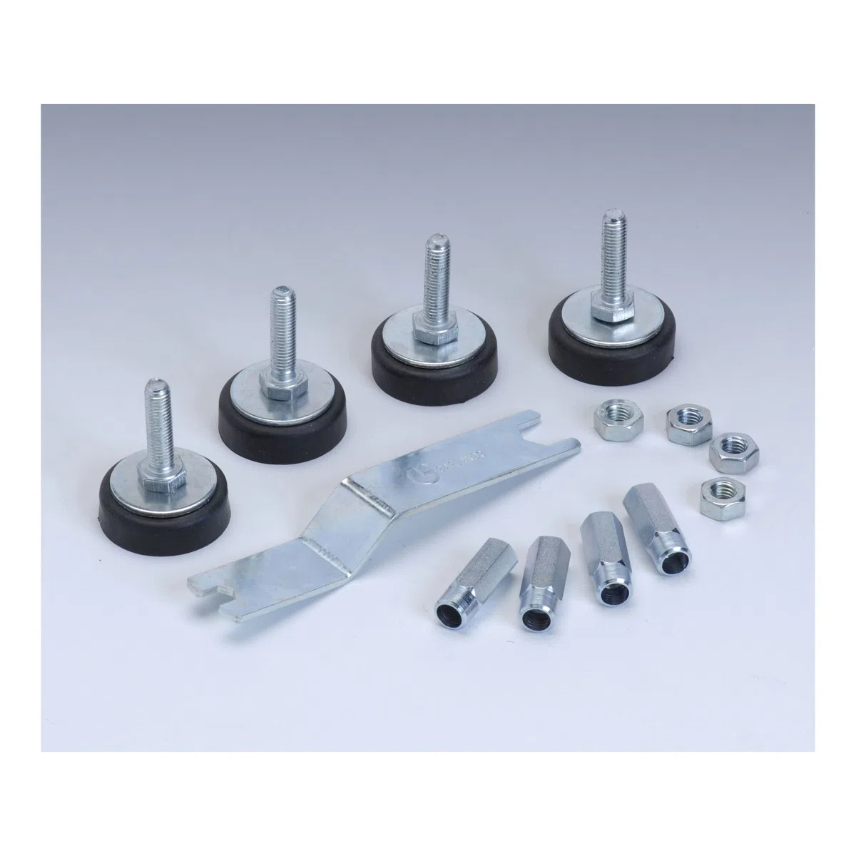 Serie 4 piedini regolabili per gambe in legno per calciobalilla con gettoniera, G-5000 e Familiare
