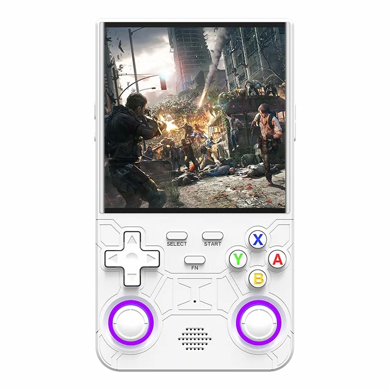 R36 Ultra 2025 – Schermo HD 4", 20.000 Giochis Classici, Joystick 3D LED 7 Colori, Console Retrò Portatile Emulatore Compatibiles PS1/PSP/GBA, WiFi e HDMI