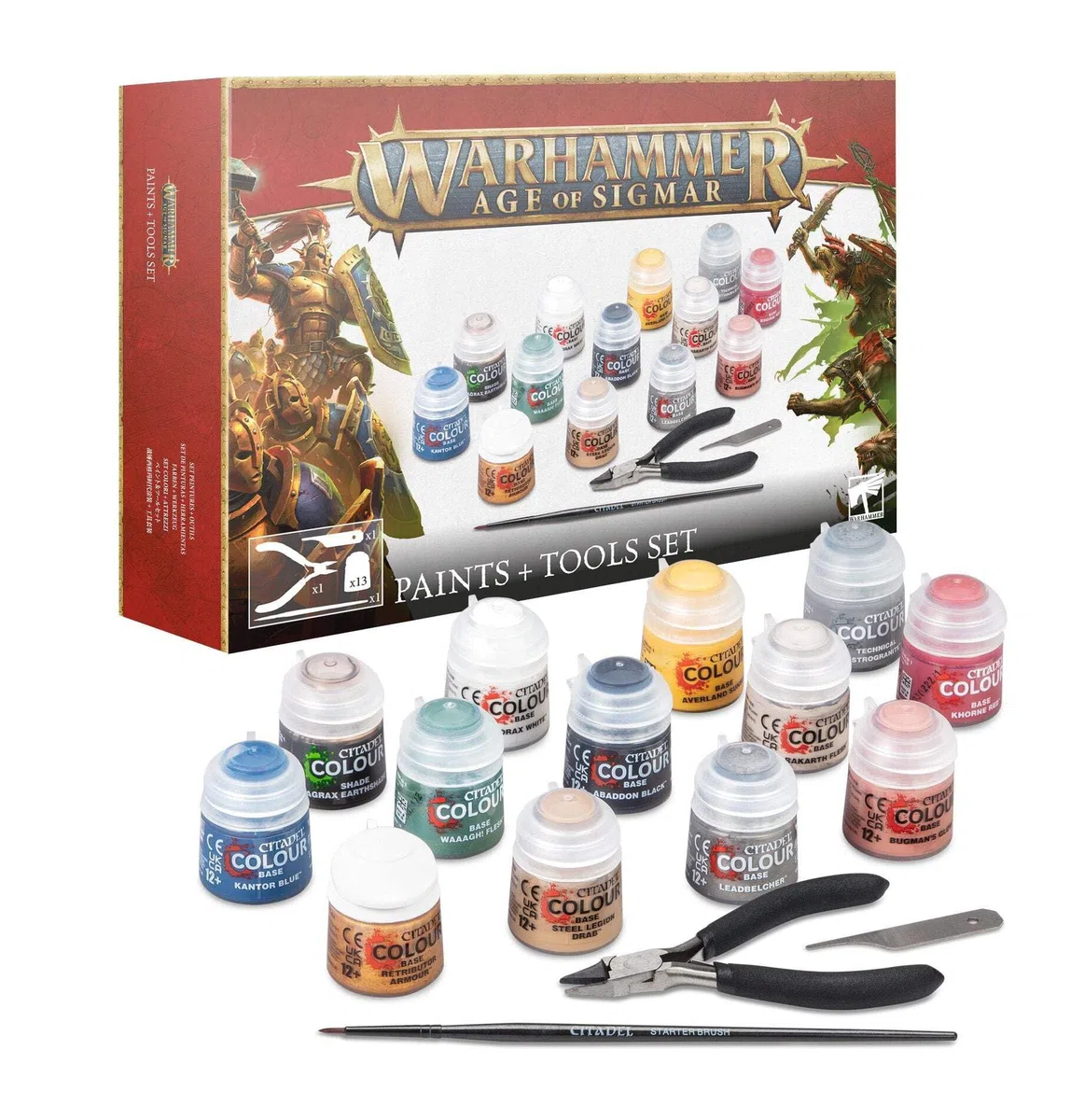 Games Workshop - Warhammer - Age of Sigmar Vernici + Strumenti (2024 3rd Edition)