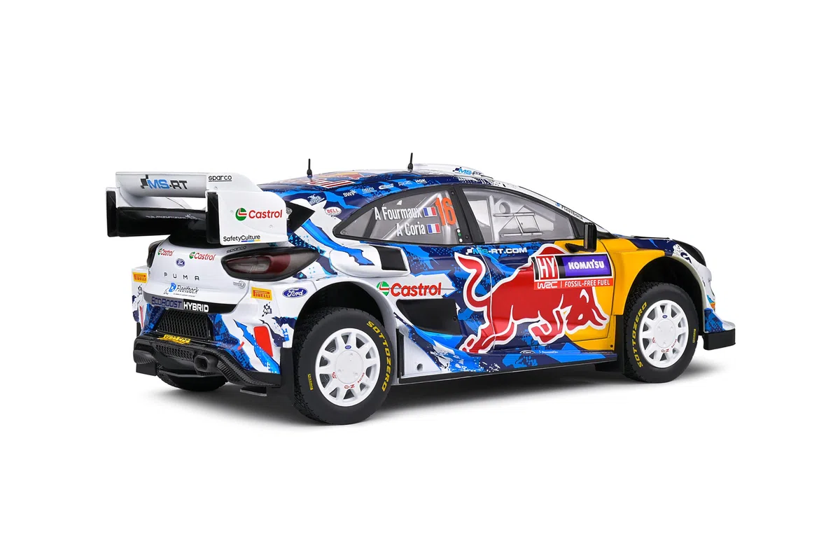 1:18 Ford Puma Rally 1 White #16 FORMAUX/CORIA Rally Sweden 2024