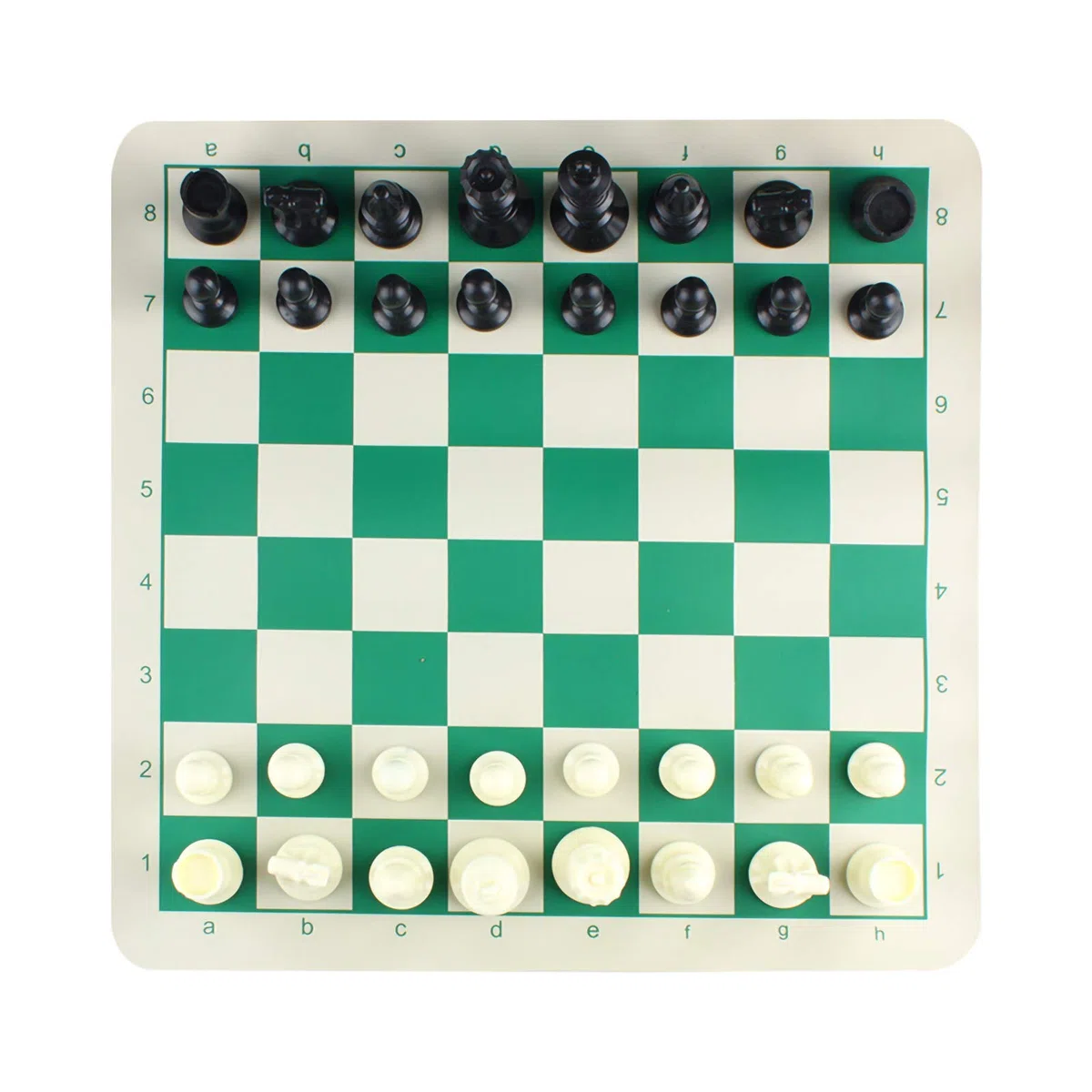 Andux Set Di Scacchi Arrotolabilicon Borsetta e Pezzi Degli Scacchi 32PCS XQTZ-02