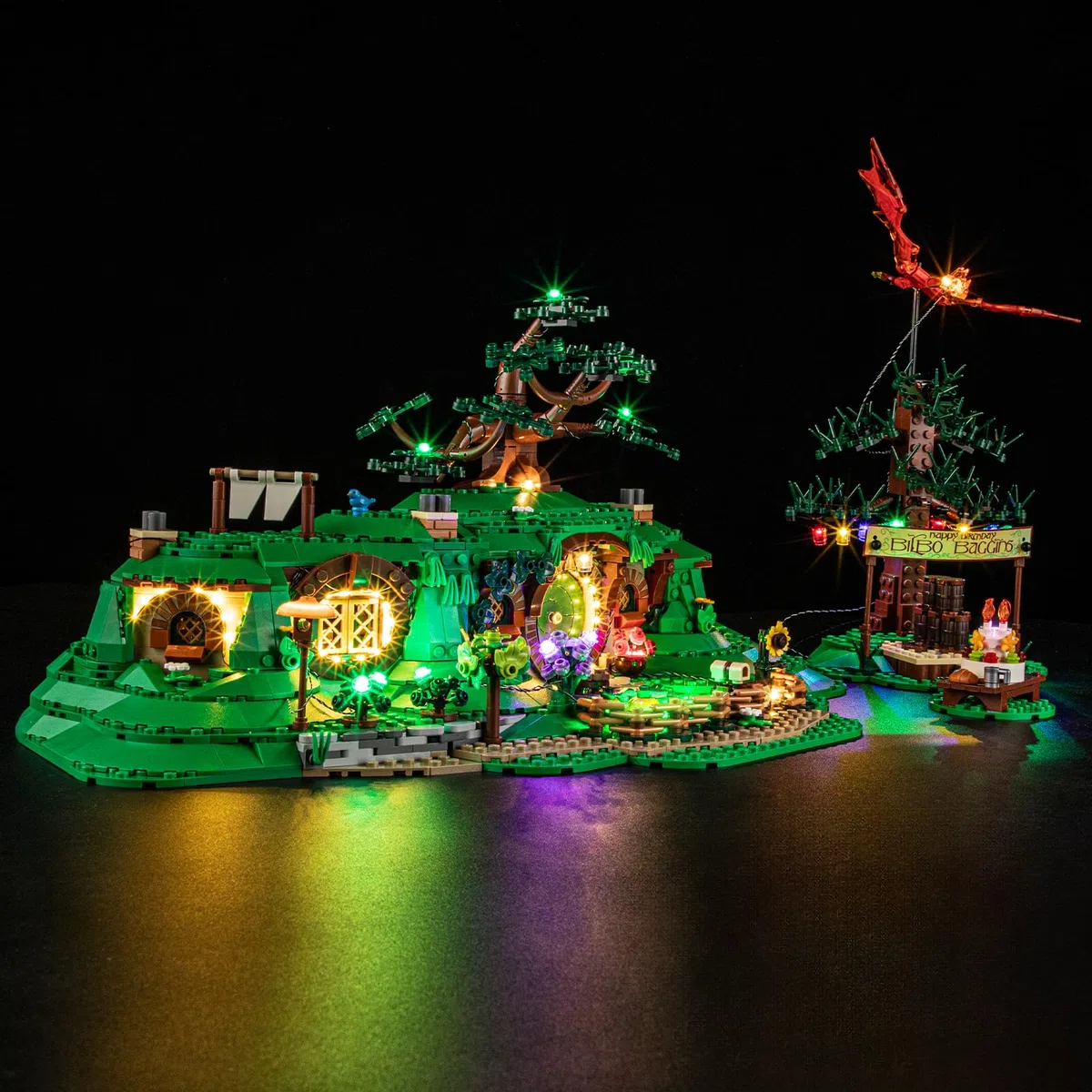 BRIKSMAX Luce per il Signore degli Anelli: l'Auenland 10354 – Compatibile con i mattoncini Lego Icons – senza set Lego