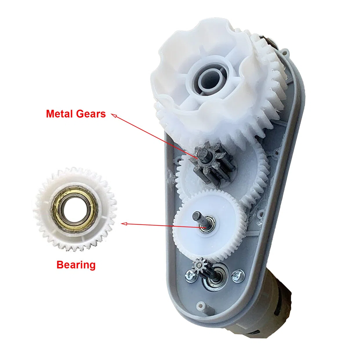 W5-30 RS775 Motore ad alta velocità, motore 24V ad alto coppia con trasmissione, trasmissione del motore elettrico Motore-trasmissione durevole, trasmissione del motore per auto elettrica Kit