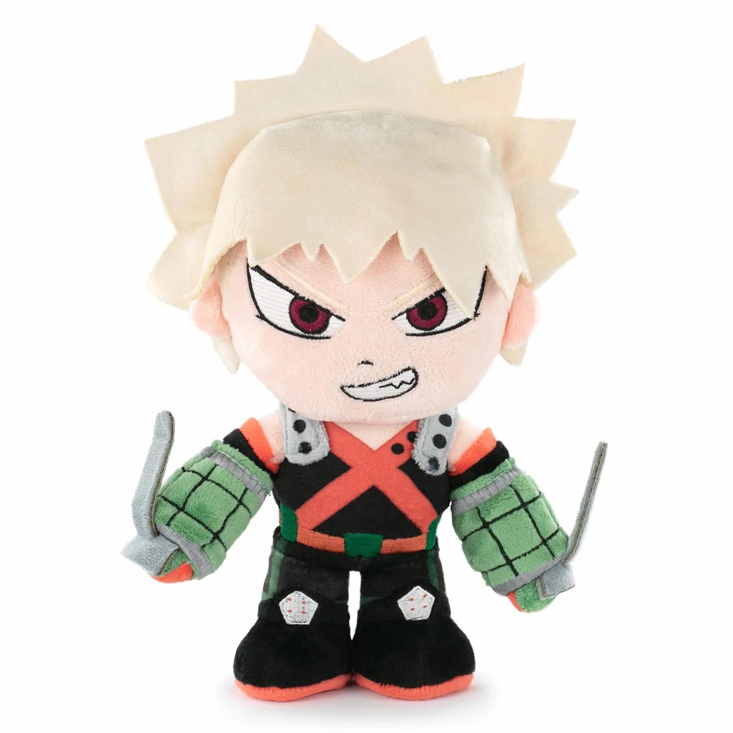 Barrado Peluche dei Personaggi di My Hero Academia - 28cm - Deku, Bakugo, Todoroki - Qualità Super Soft (Bakugo)