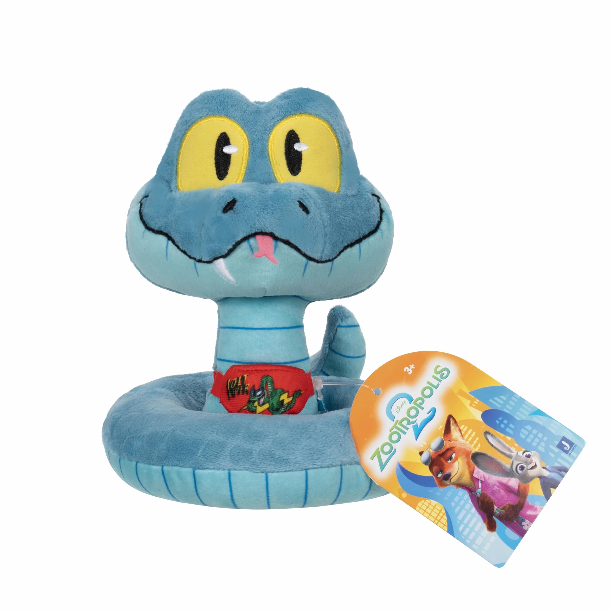 Disney's Zootropolis 2 Peluche Gary De'Snake di 20,3 cm - Giocattolo di Animale di Peluche del Film per Bambini e Collezionisti - Adatto per Età 3+
