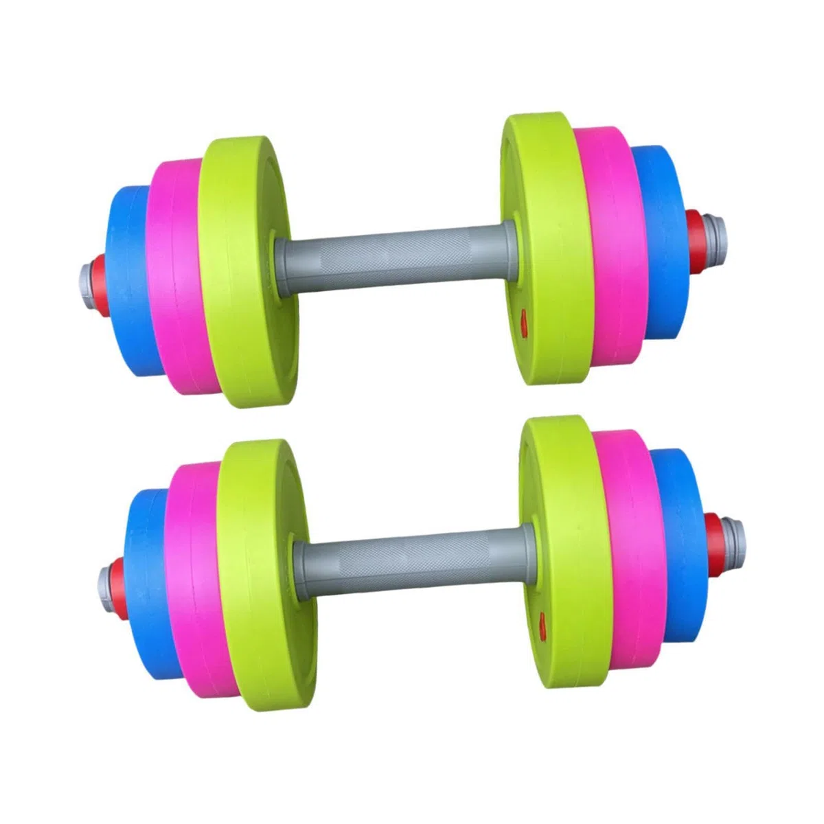 Giocattoli per bambini, set di attrezzi per sollevamento pesi, sviluppo precoce, incoraggiamento dell'interesse per lo sport nei bambini piccoli, finti, sport, palestra, Manico 12 cm