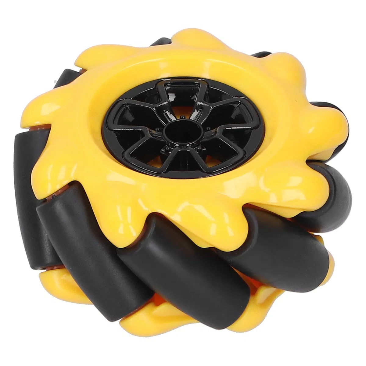 Ruota Mecanum, ruota omnidirezionale da 60 mm Ricambi auto robot intelligenti Accessori Componenti giocattolo fai-da-te(2 Pairs)