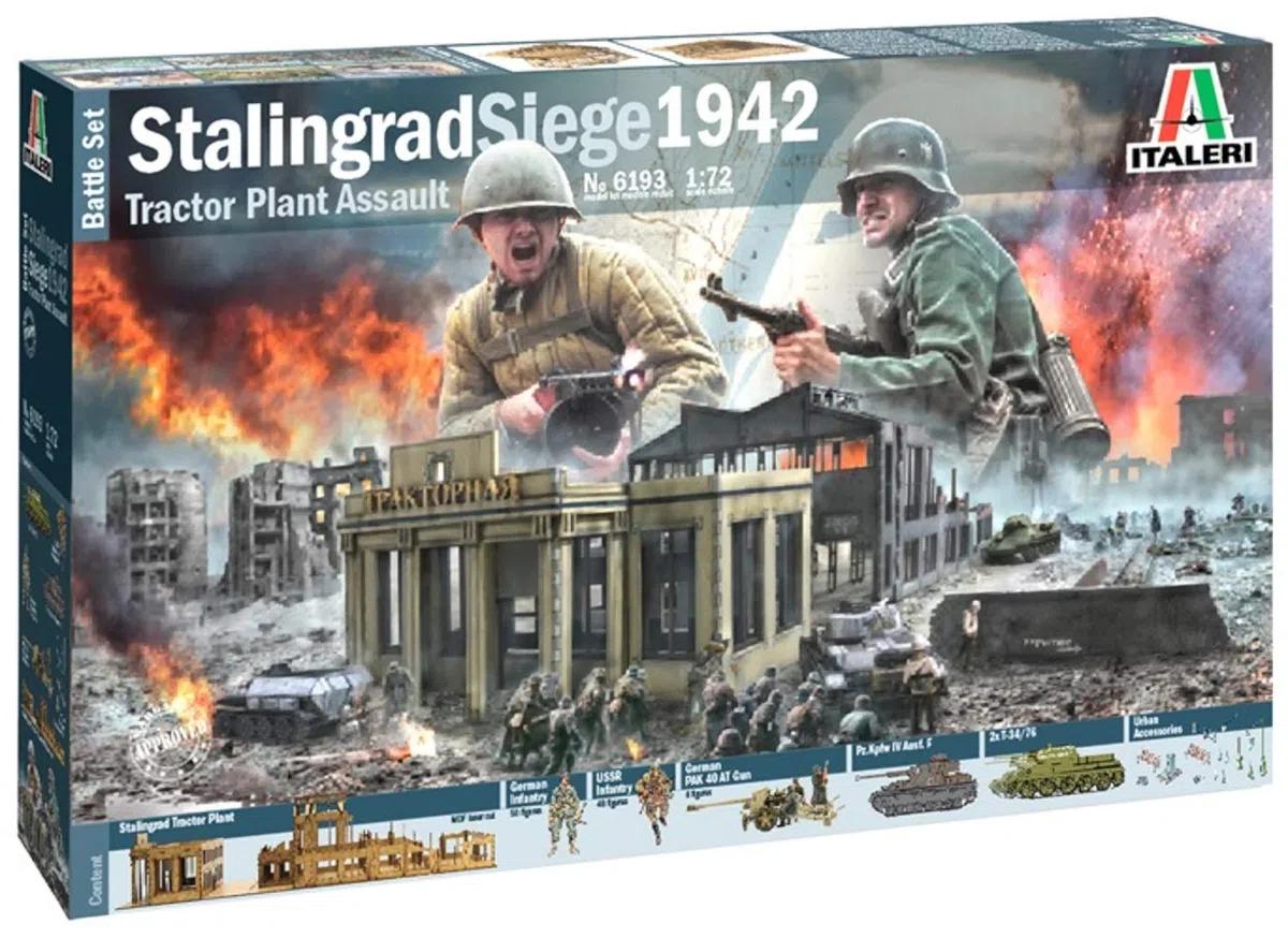 Italeri It6193 Set Da Battaglia Assedio Di Stalingrado