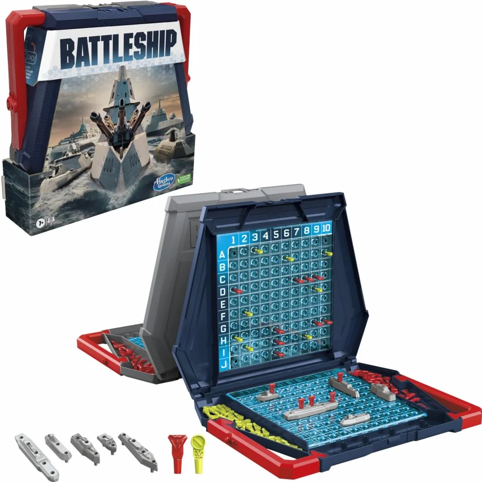 Hasbro Gaming Affonda la flotta, gioco da tavolo classico, gioco di strategia per bambini e bambine dai 7 anni in su, divertente gioco per bambini per 2 giocatori