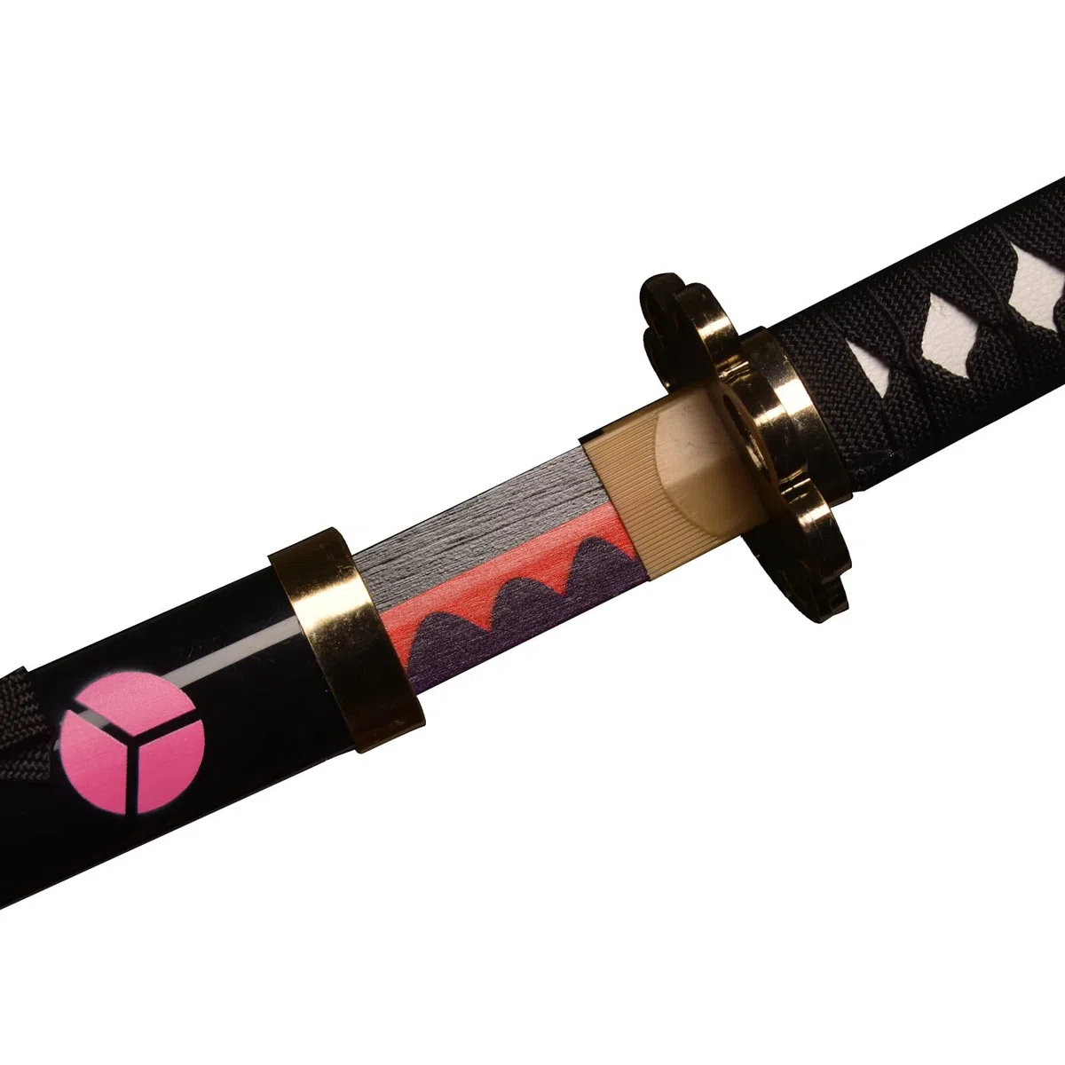 Roronoa Zoro Spada 100cm Spada di Legno, Katana in Legno Anime Giapponese, Cosplay Sword-shisui