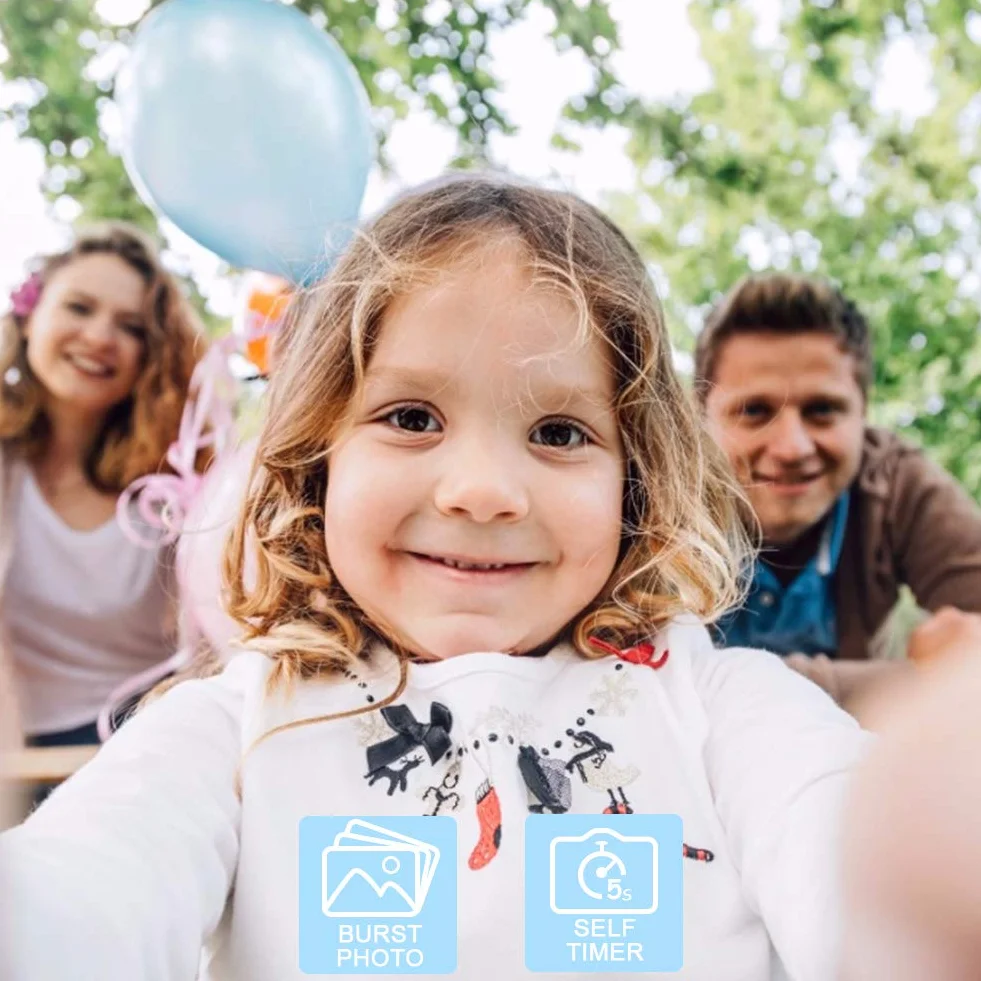 Macchina Fotografica Bambini, Fotocamere Digitali per Bambini con 3,5 Pollici Grande Schermo 1080P HD 12MP Incluso 32GB SD Card USB Ricaricabile per Ragazze Ragazzi Compleanno Natale Regali Giocattoli
