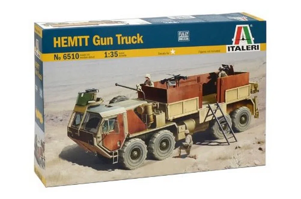 Italeri 6510 - Hemtt Gun Truck Model Kit Scala 1:35