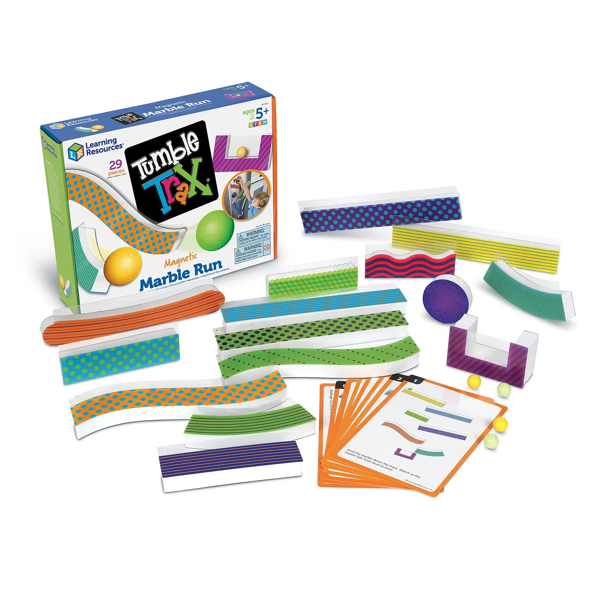 Learning Resources Pista per biglie Magnetica Tumble Trax