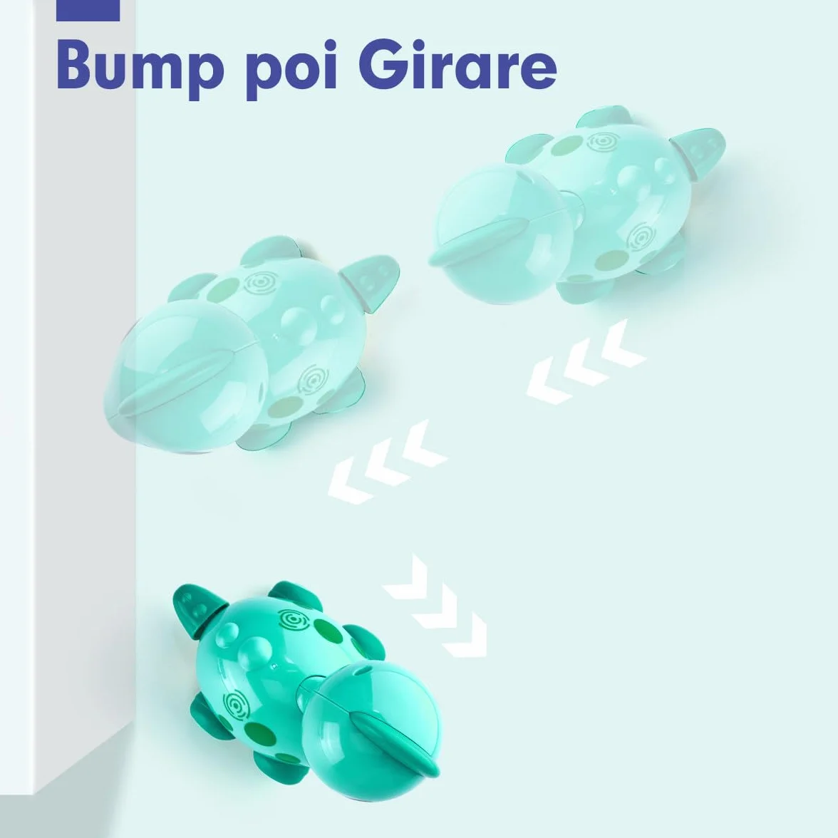 CubicFun Giochi Bambini 1 Anno Dinosauro Interattivo - Giocattolo Gattonare con Musica e Luci, Dino Sonoro per Neonato 12 18 Mesi, Regalo Bambino 1 2 Anni Compleanno