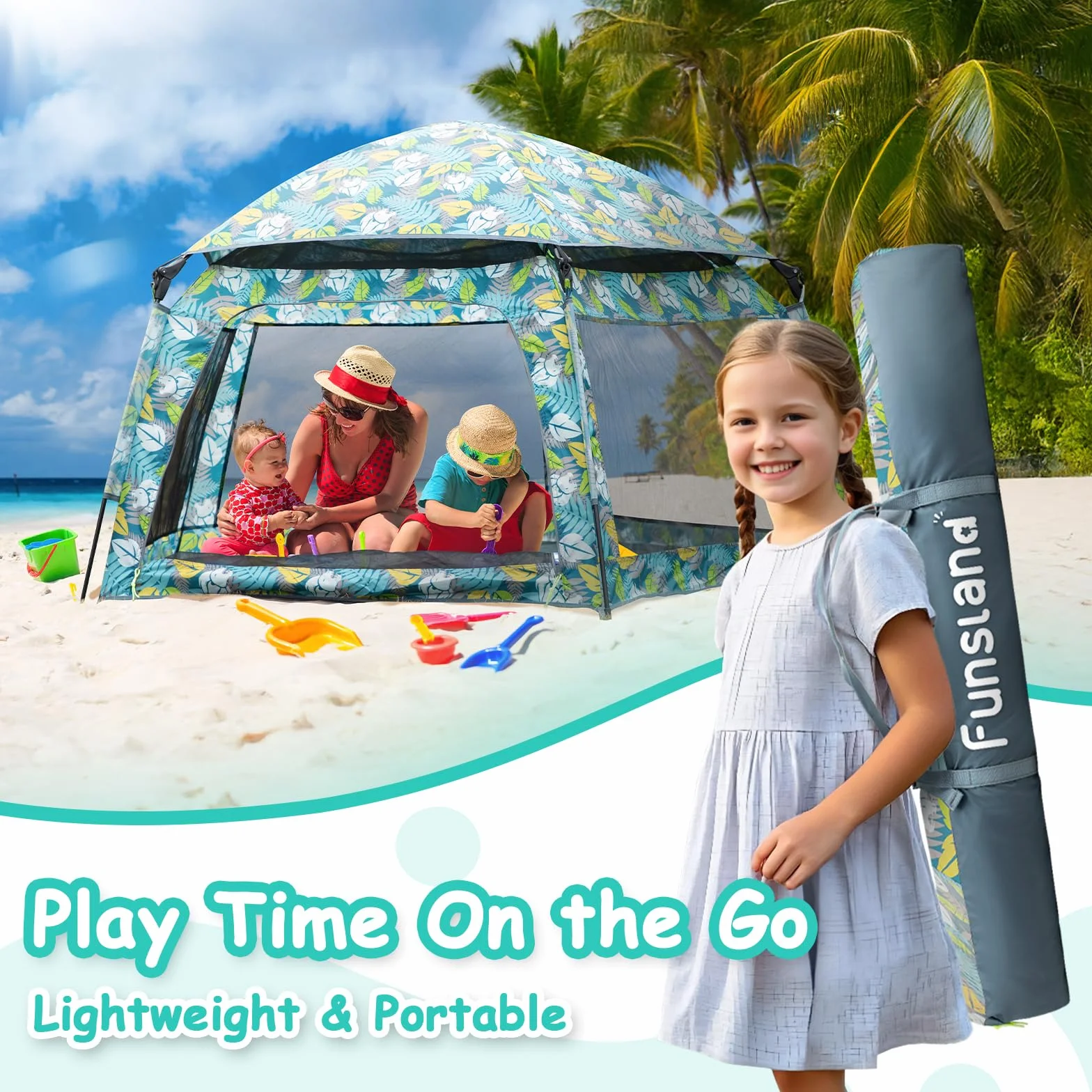 Tenda per Bambini, Tenda Gioco Bambini Cameretta Giardino Interno Esterno Castello Pop Up Casetta, Capanna Campeggio Ragazzo E Ragazza Regalo Natale Compleanno Kids Play Tent, Foresta