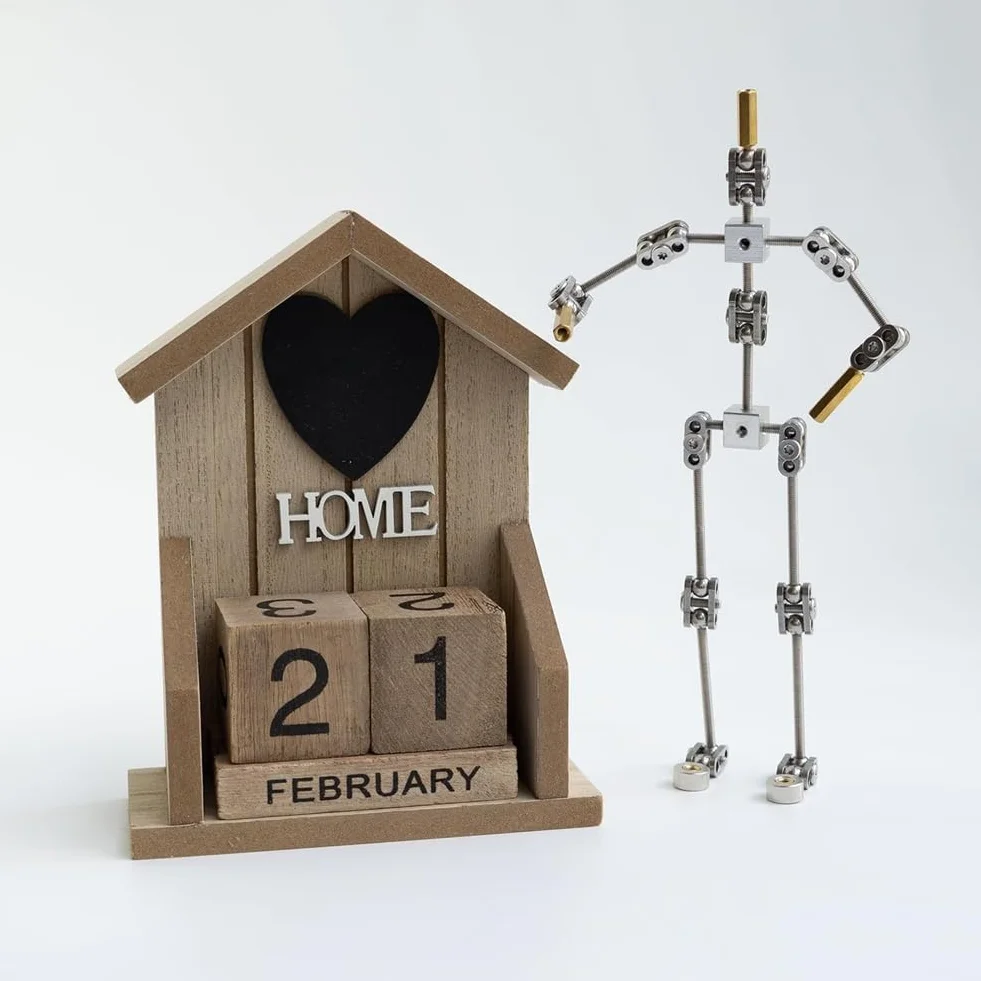 Jevina Armature Kit - Scheletro per bambole fai da te in metallo, facile da montare, design animato, per stop motion