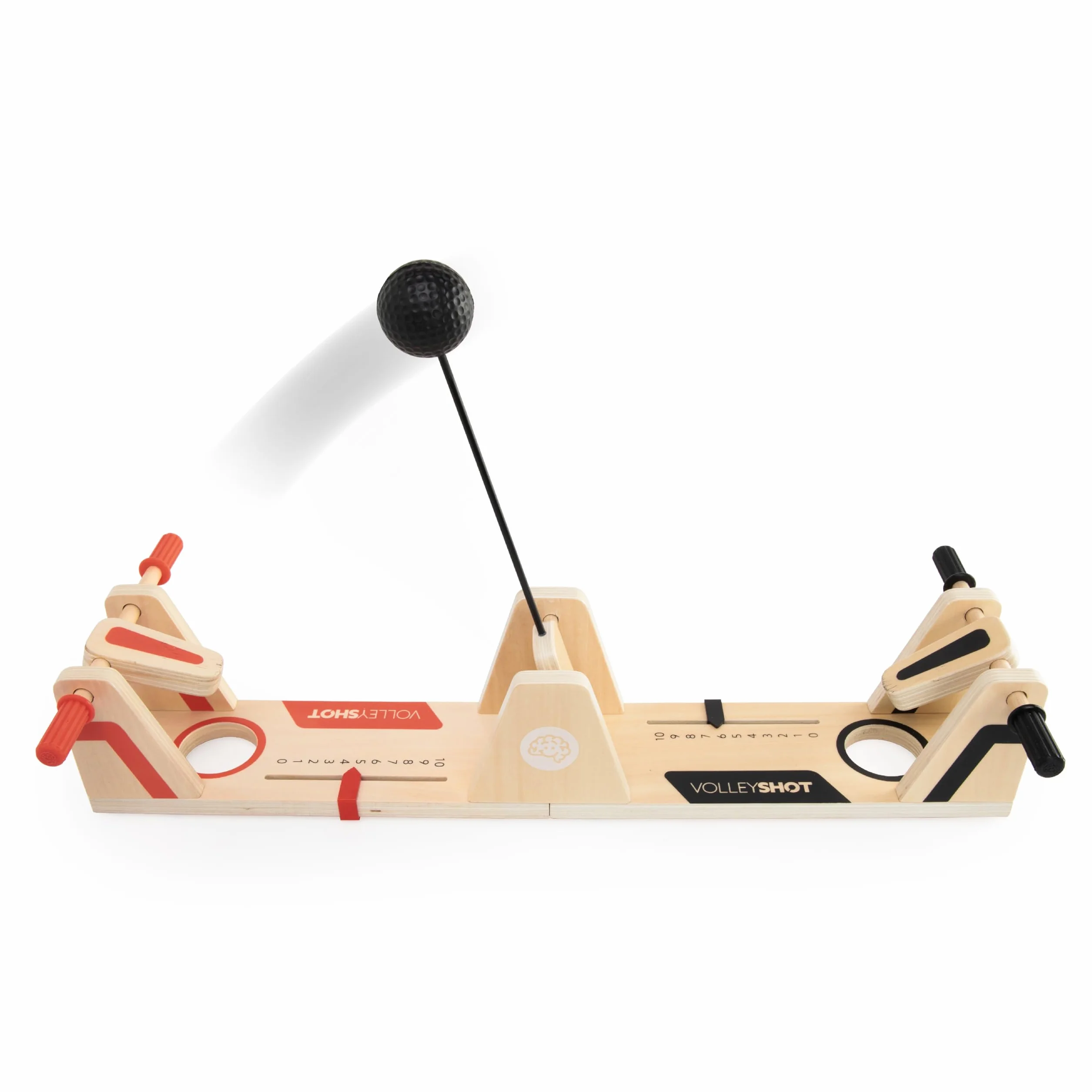 Fat Brain Toys VolleyShot - Gioco di abilità da tavolo in legno per 2 giocatori, per bambini e adulti