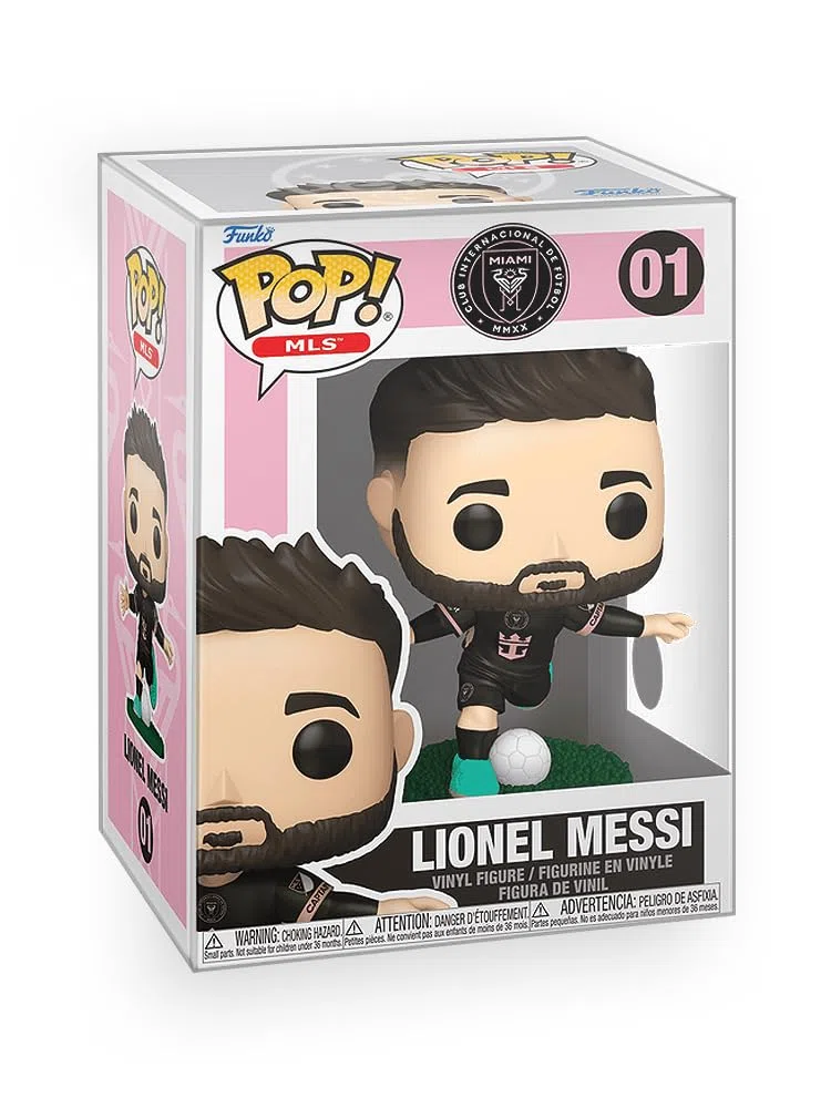 Funko Pop! MLS: Inter Miami - Lionel Messi - (away) - MLSPA - Figura in Vinile da Collezione - Idea Regalo - Merchandising Ufficiale - Giocattoli per Bambini e Adulti - Sports Fans