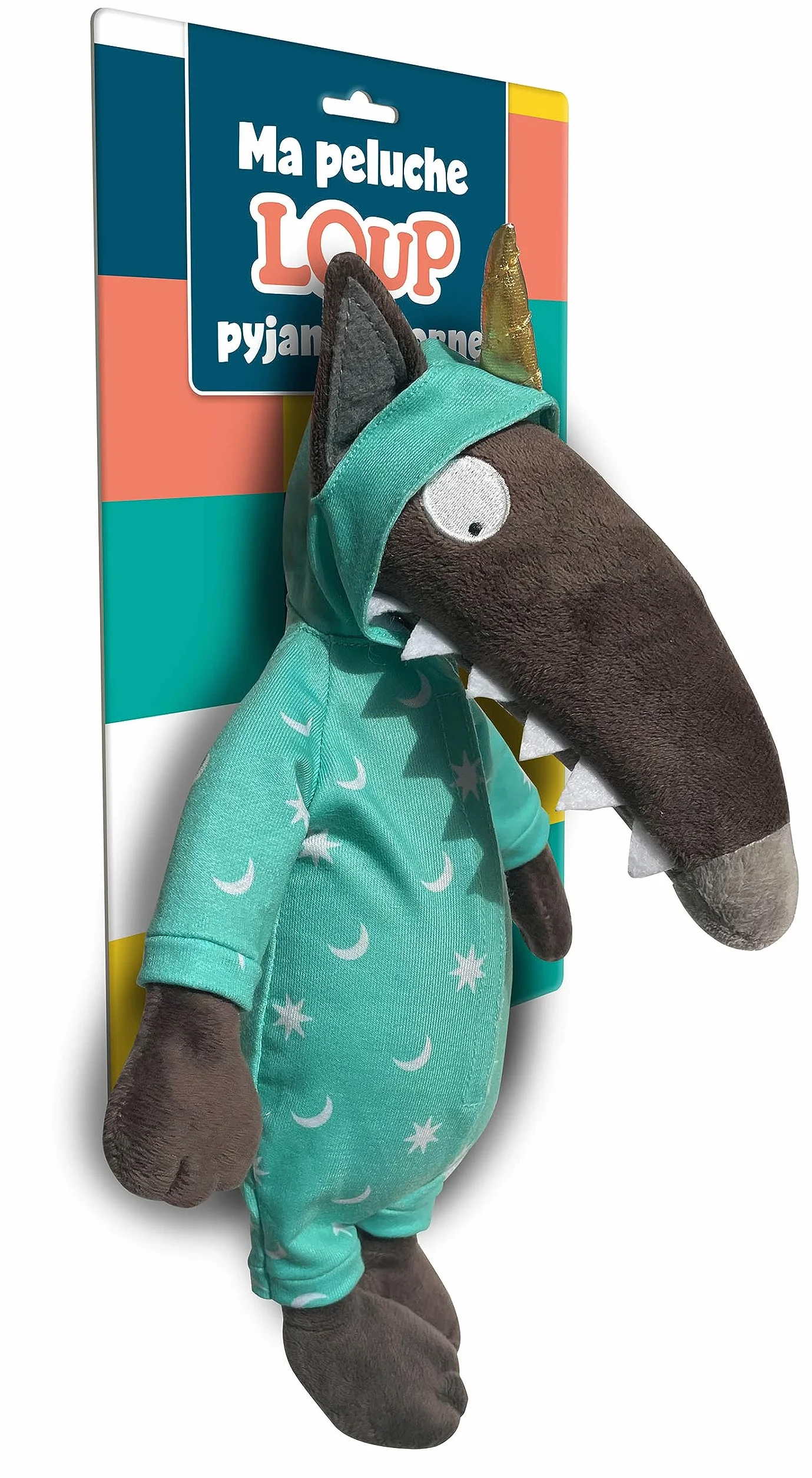 Ma peluche loup pyjama licorne