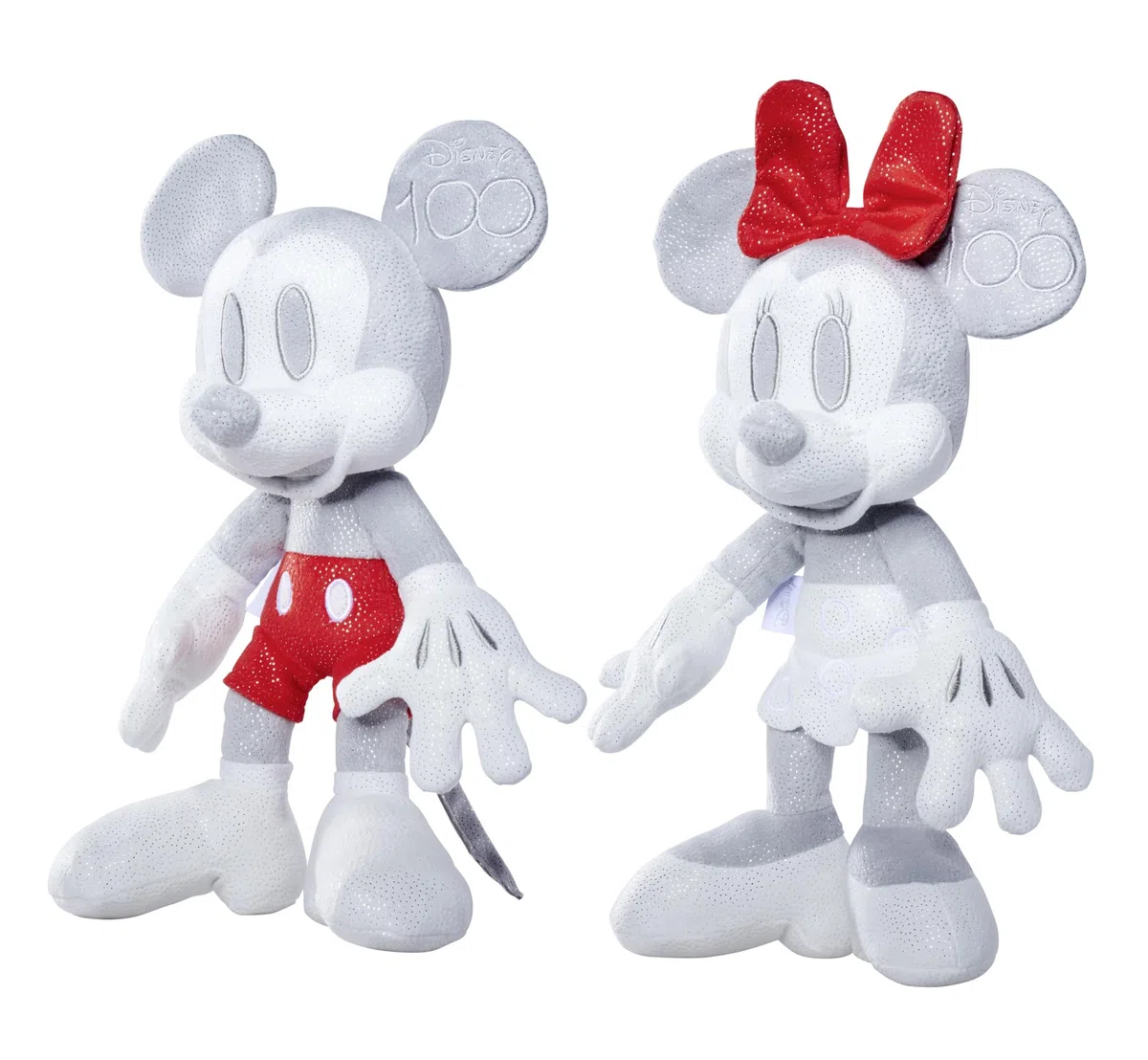 Simba - Disney Plush Collezionabile di Mickey and Minnie, 6315870125, edizione limitata D100, Dimensione 35 cm, con scatola da collezione certificato e numero di serie, Esclusiva Amazon