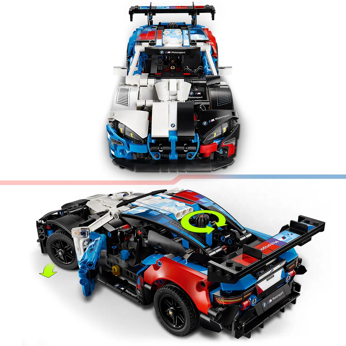 LEGO Technic Auto da Corsa BMW M4 GT3 EVO Giocattolo - Kit di Modellismo con Macchina con Motore V6, Sterzo e Porte Apribili - Regalo da Gamer per Ragazzi da 11 Anni Appassionati di Motorsport - 42226